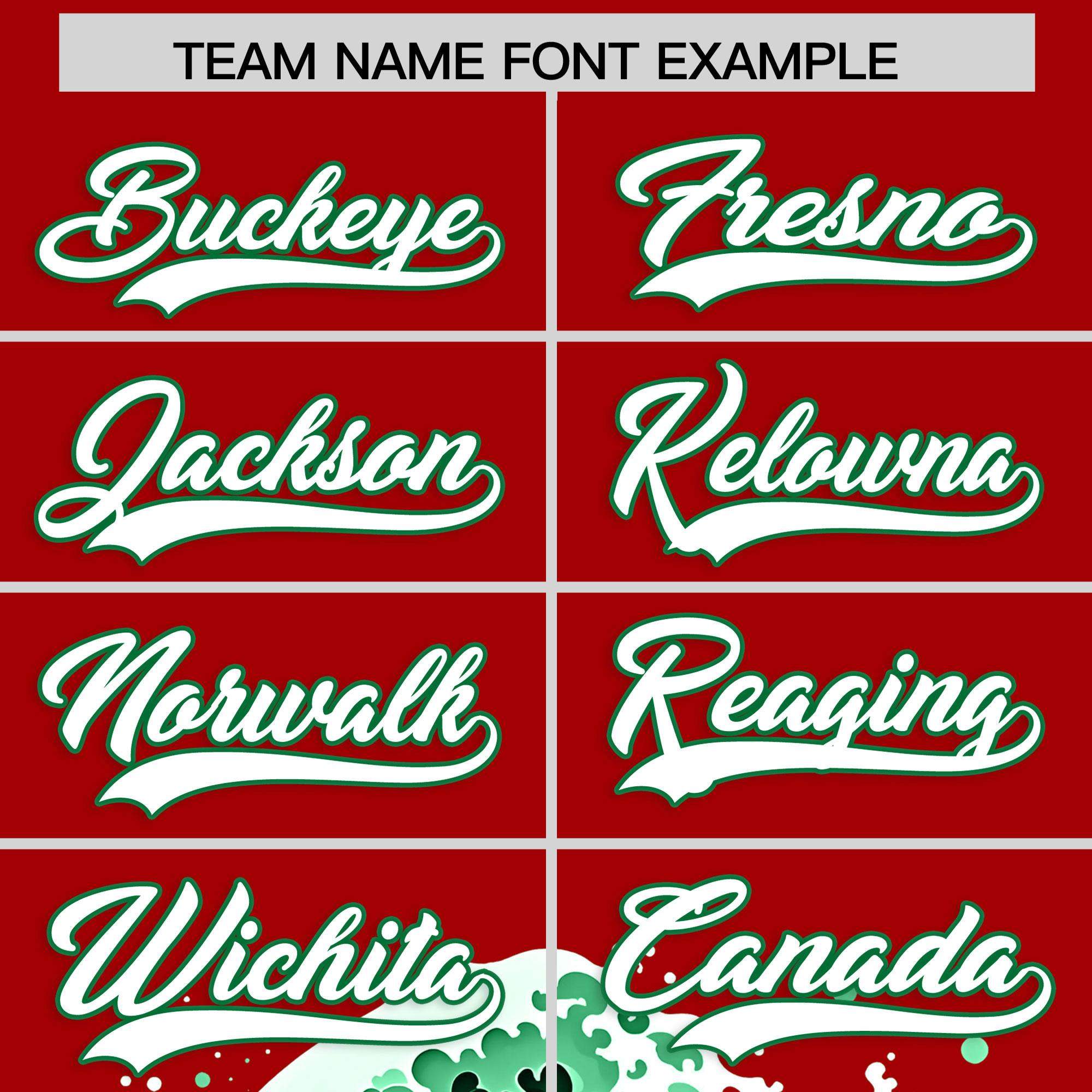 Custom Red Wave Graffiti Pattern Authentic Baseball Jersey