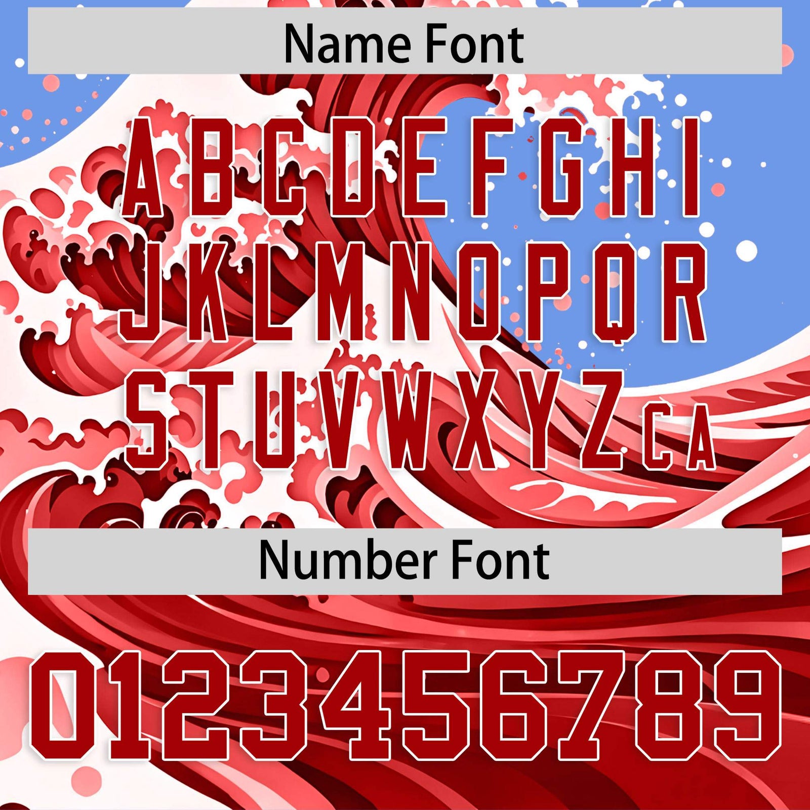 Custom Light Blue Wave Graffiti Pattern Authentic Baseball Jersey