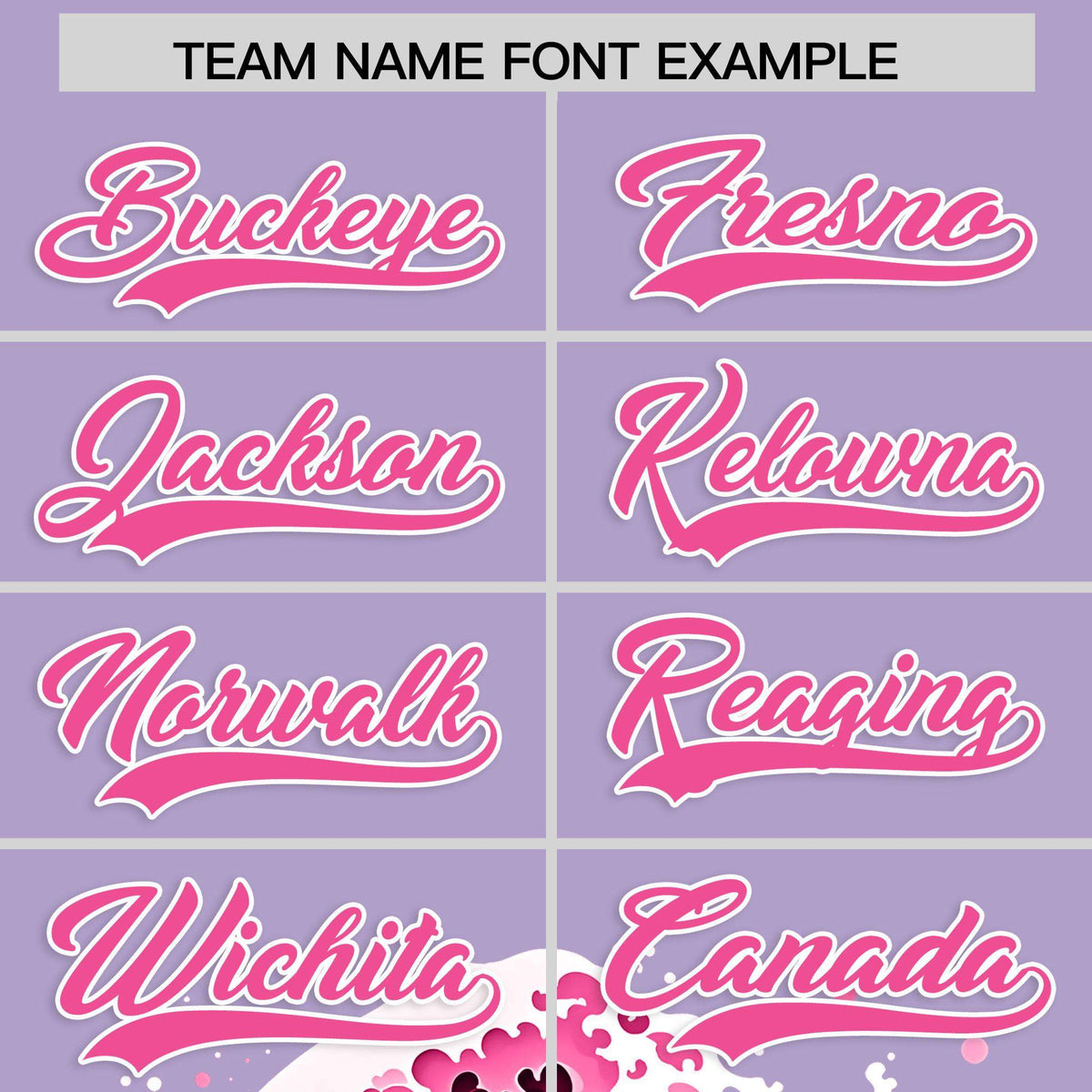 Custom Light Purple Wave Graffiti Pattern Authentic Baseball Jersey