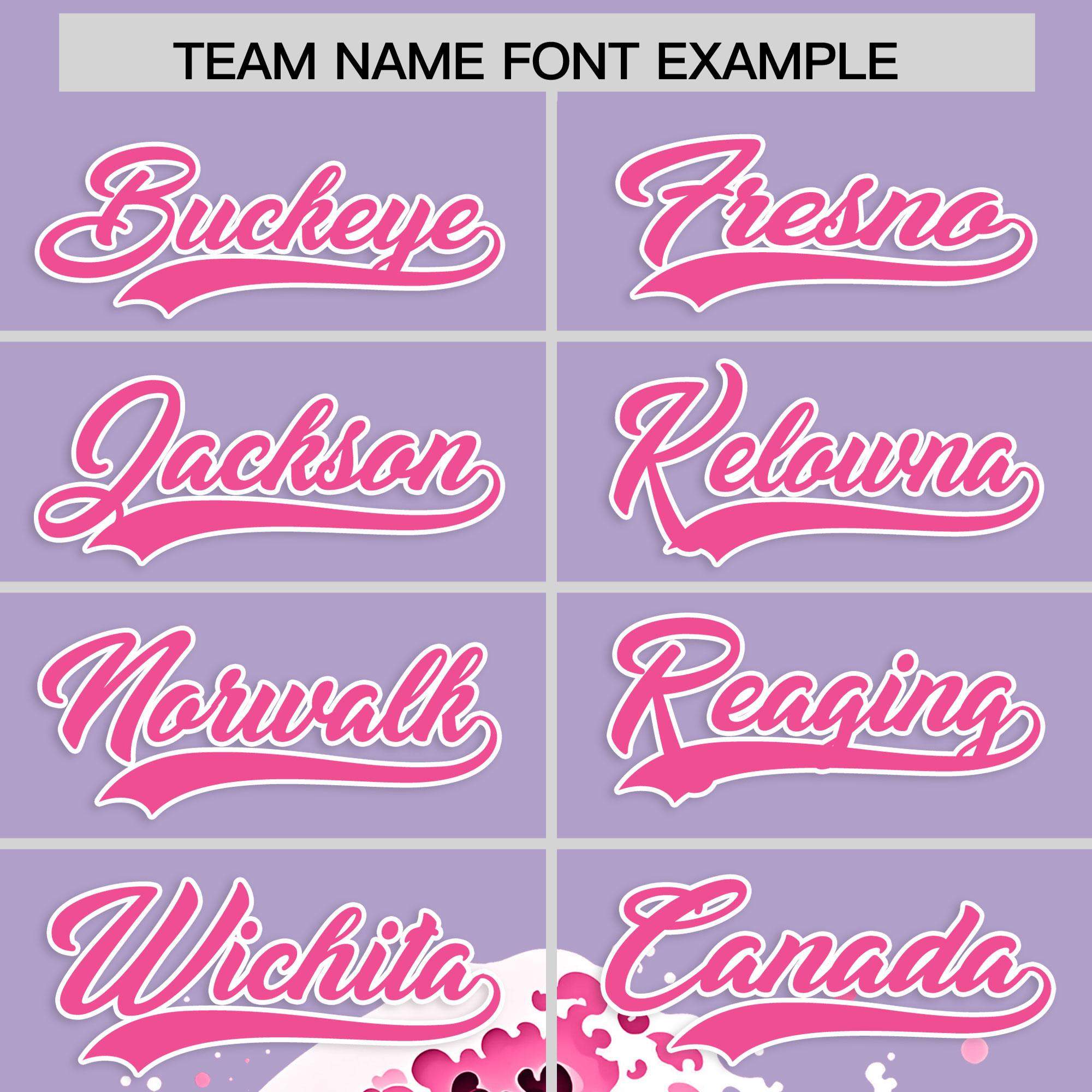 Custom Light Purple Wave Graffiti Pattern Authentic Baseball Jersey