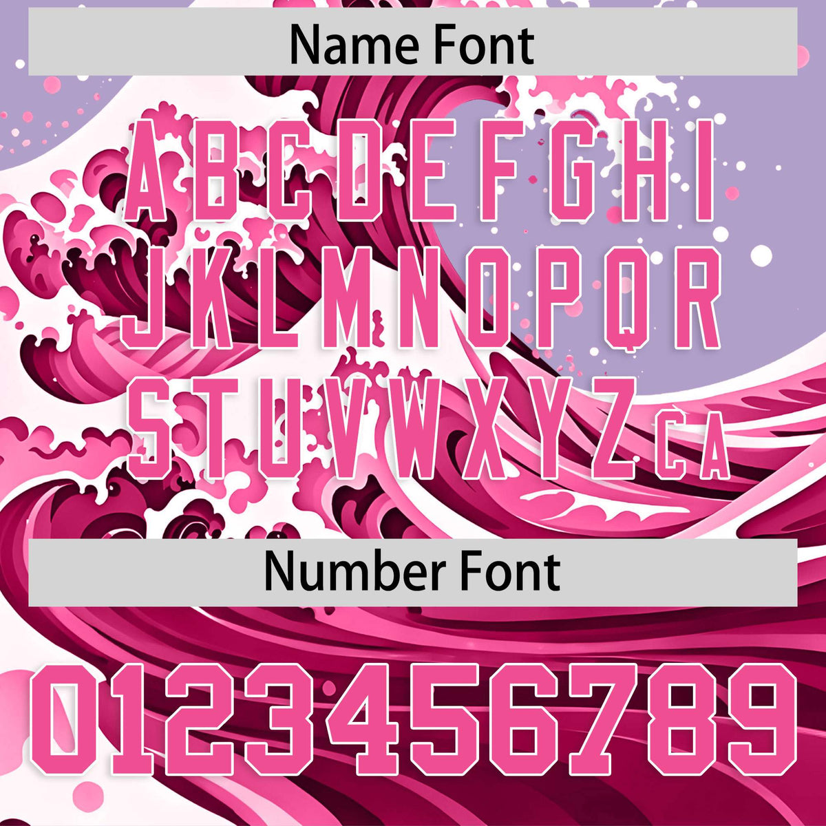 Custom Light Purple Wave Graffiti Pattern Authentic Baseball Jersey