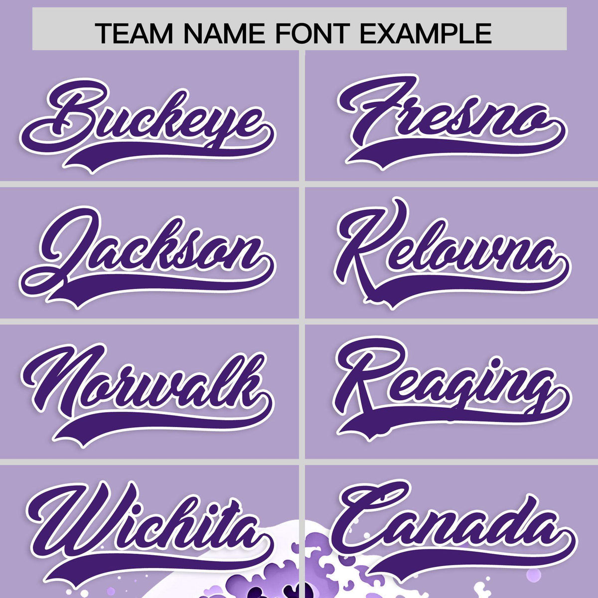 Custom Light Purple Wave Graffiti Pattern Authentic Baseball Jersey