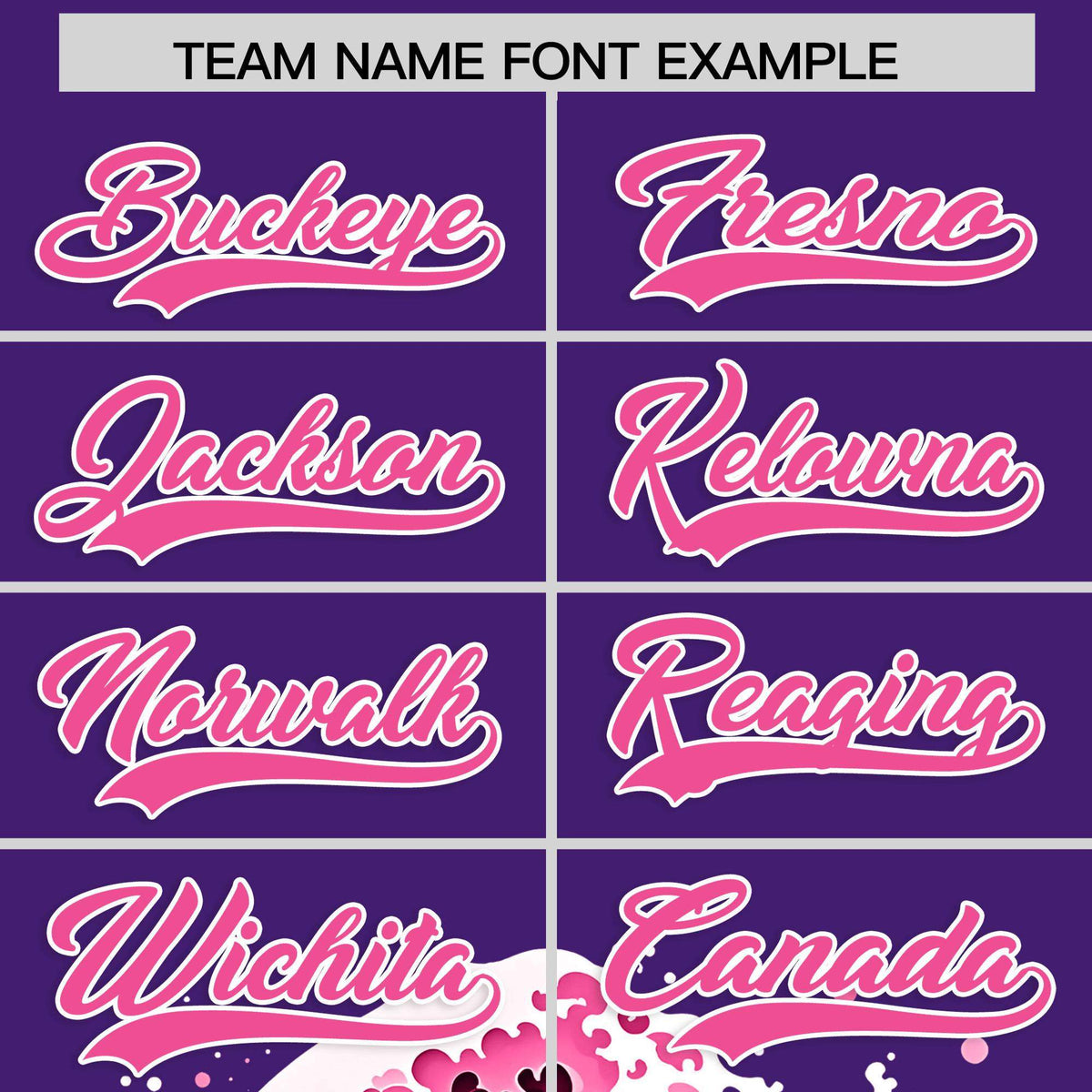 Custom Purple Wave Graffiti Pattern Authentic Baseball Jersey