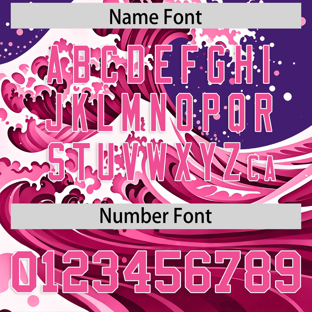 Custom Purple Wave Graffiti Pattern Authentic Baseball Jersey