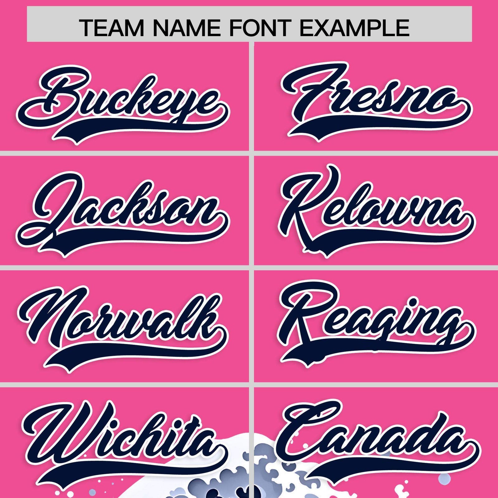 Custom Pink Wave Graffiti Pattern Authentic Baseball Jersey