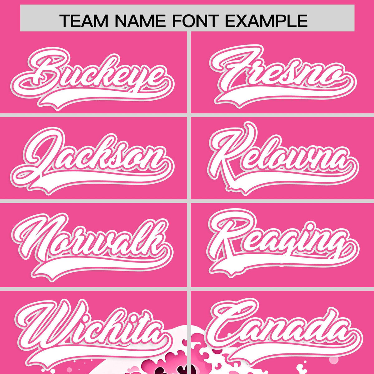 Custom Pink Wave Graffiti Pattern Authentic Baseball Jersey