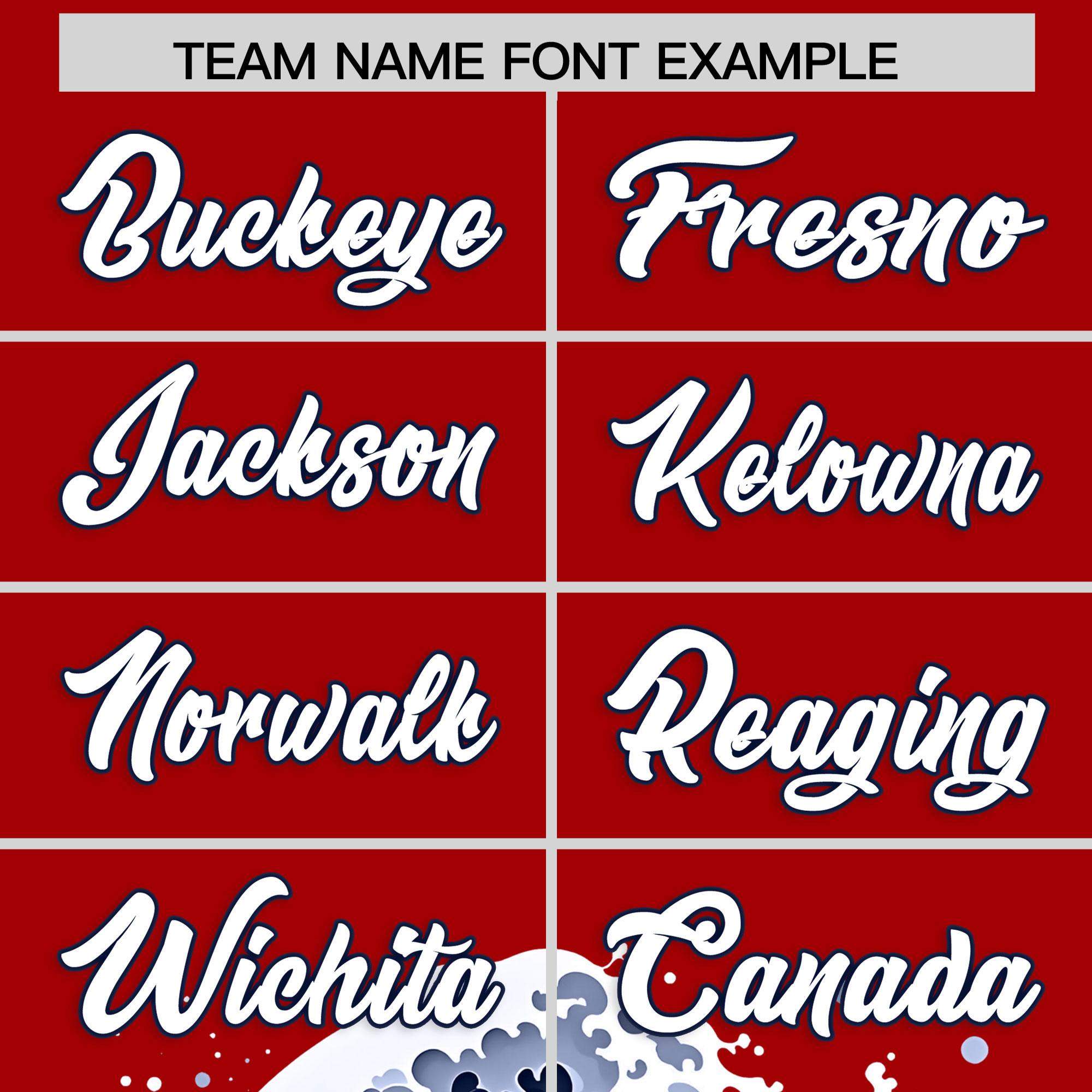 Custom Red Wave Graffiti Pattern Authentic Baseball Jersey