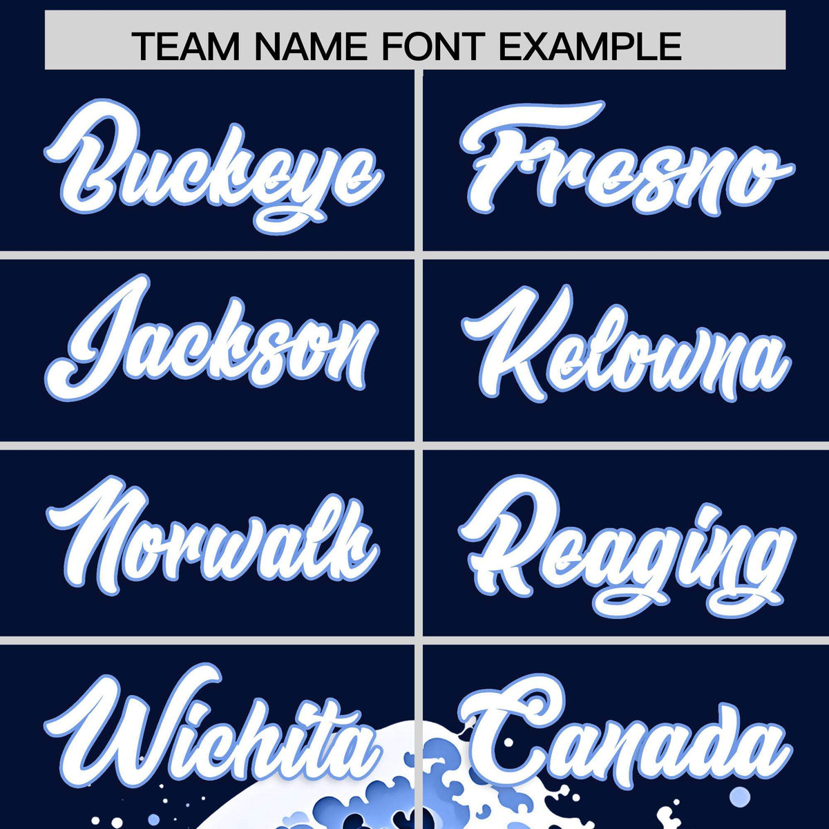 Custom Navy Wave Graffiti Pattern Authentic Baseball Jersey