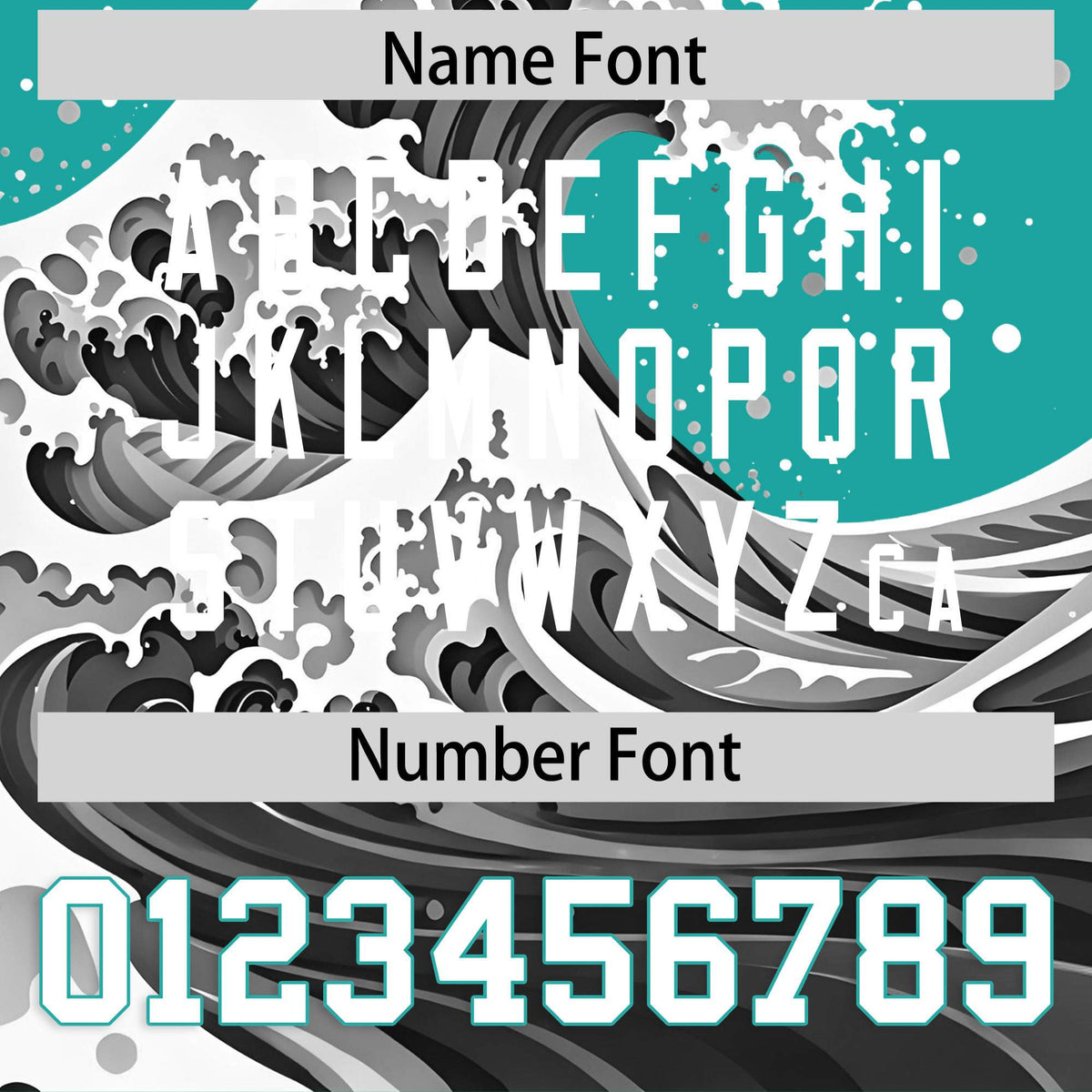 Custom Aqua Wave Graffiti Pattern Authentic Baseball Jersey