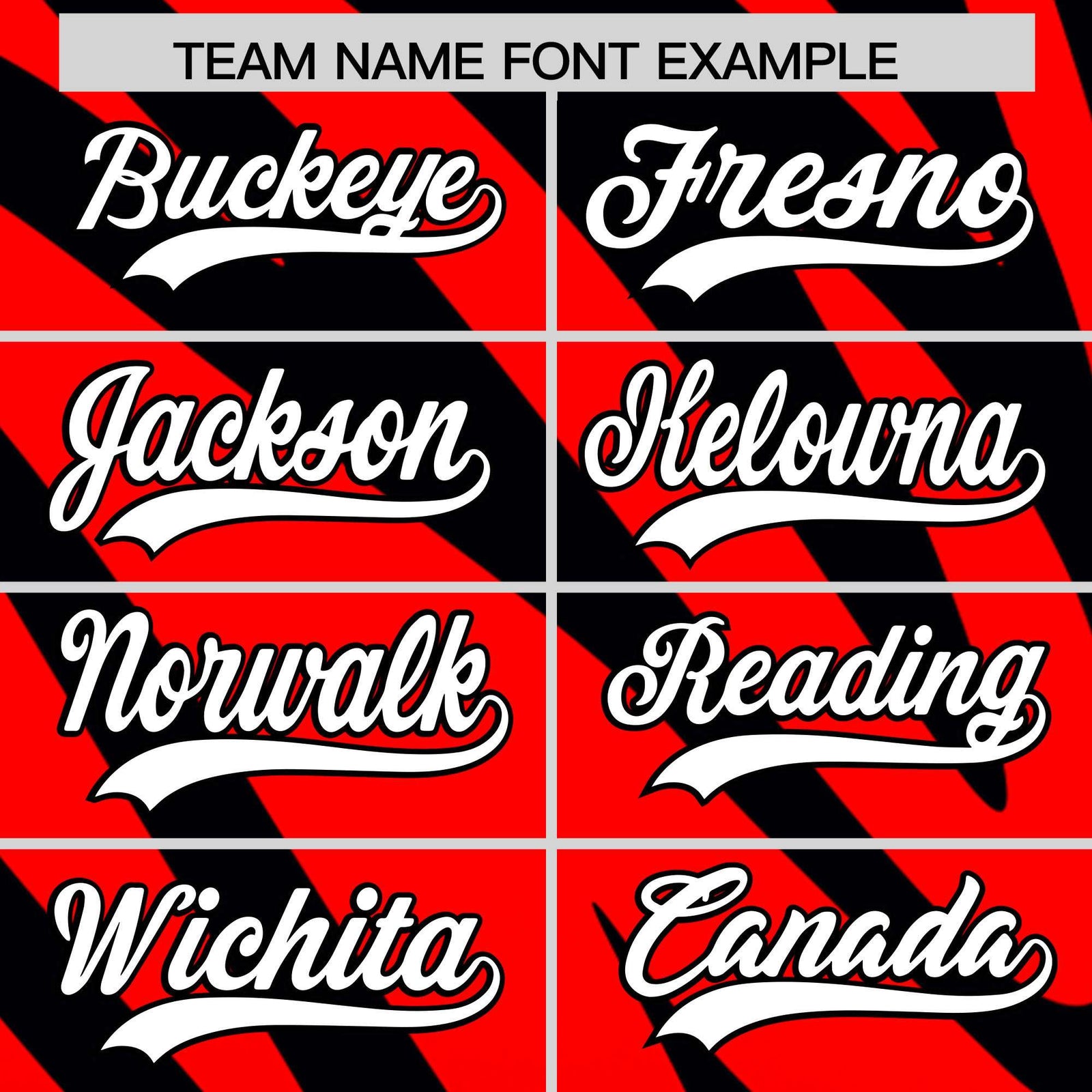 Custom Red Black Tiger Stripe Gradient Animal Print Personalized Team Shirt Baseball Jersey