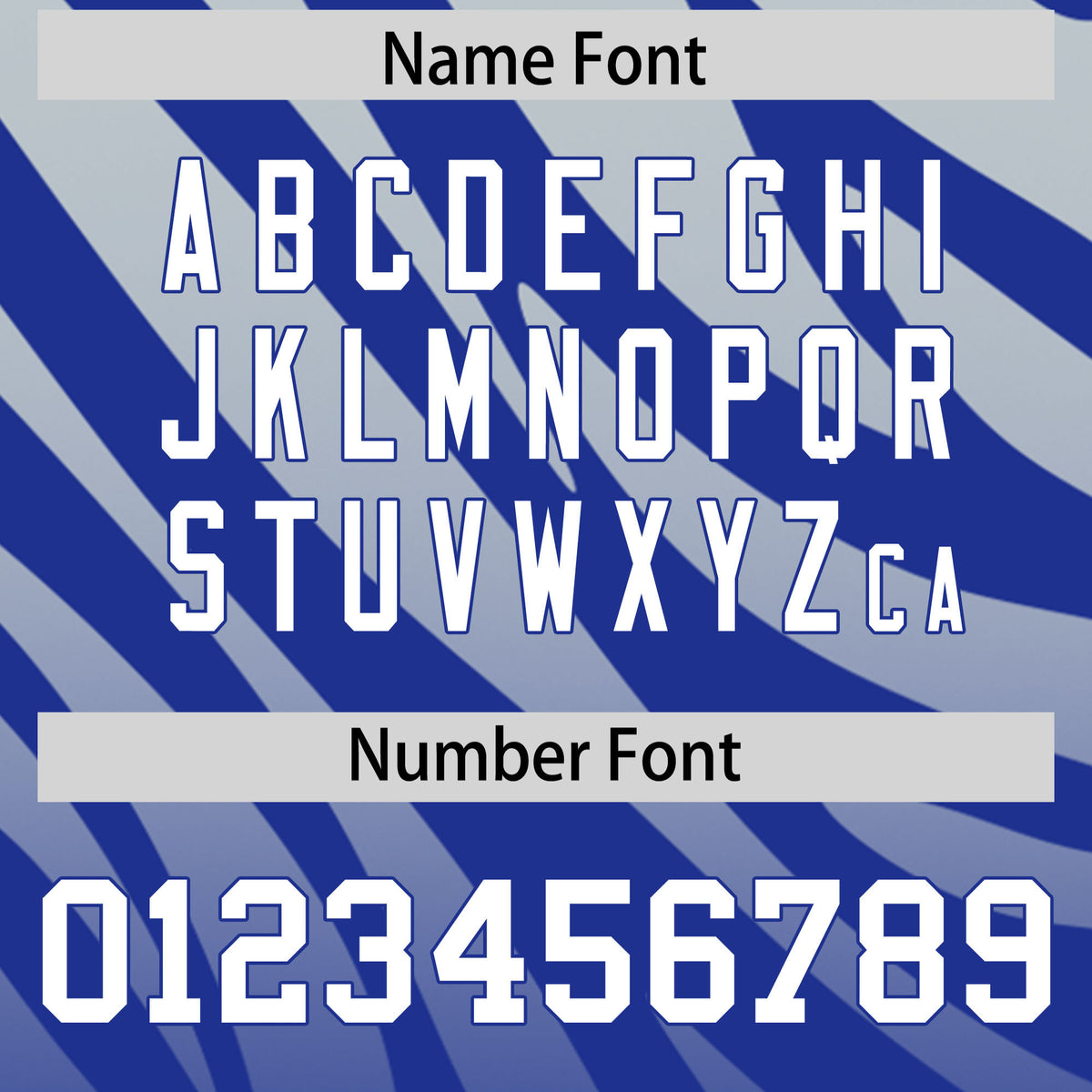 Custom Royal Silver Tiger Stripe Gradient Animal Print Personalized Team Shirt Baseball Jersey