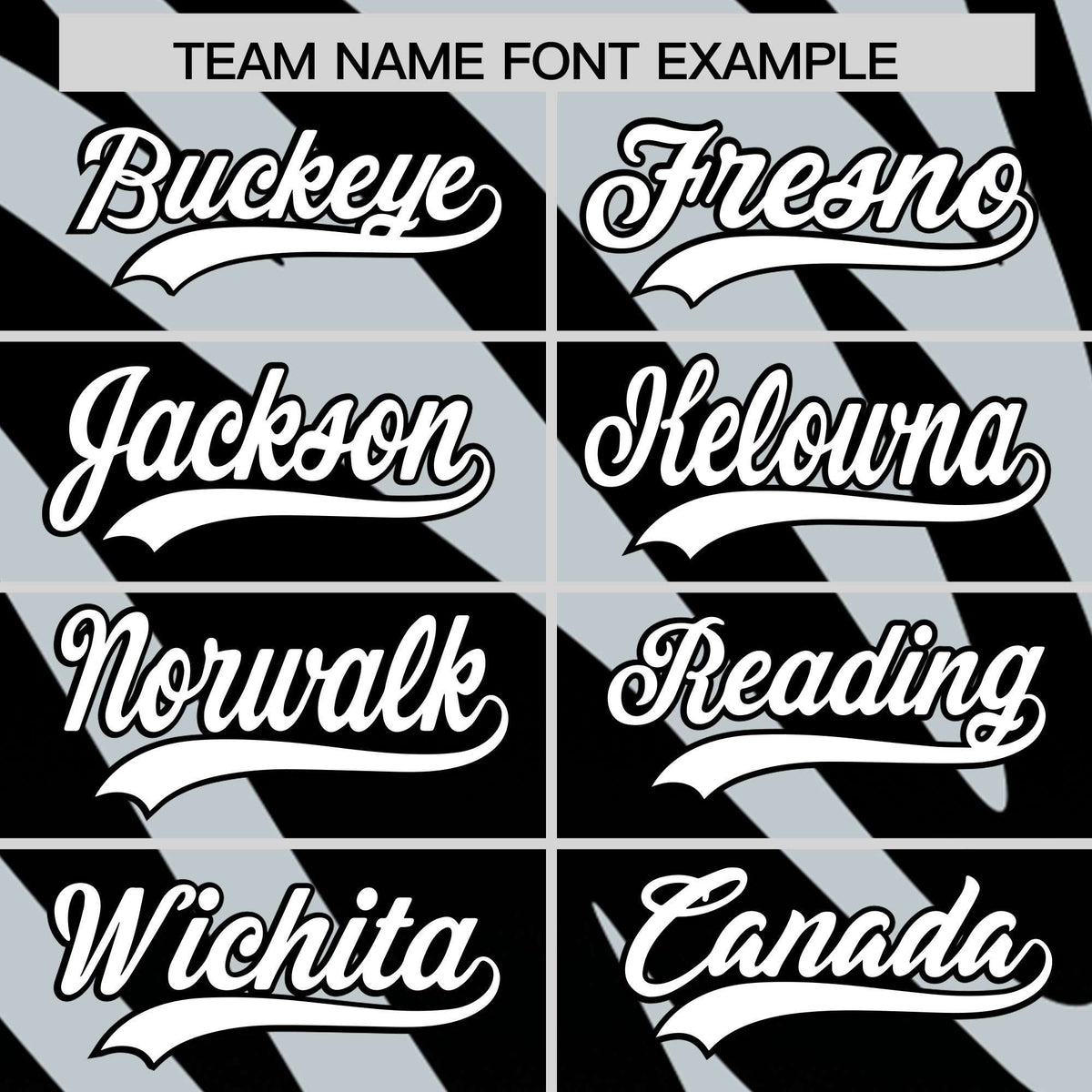 Custom Black Silver Tiger Stripe Gradient Animal Print Personalized Team Shirt Baseball Jersey