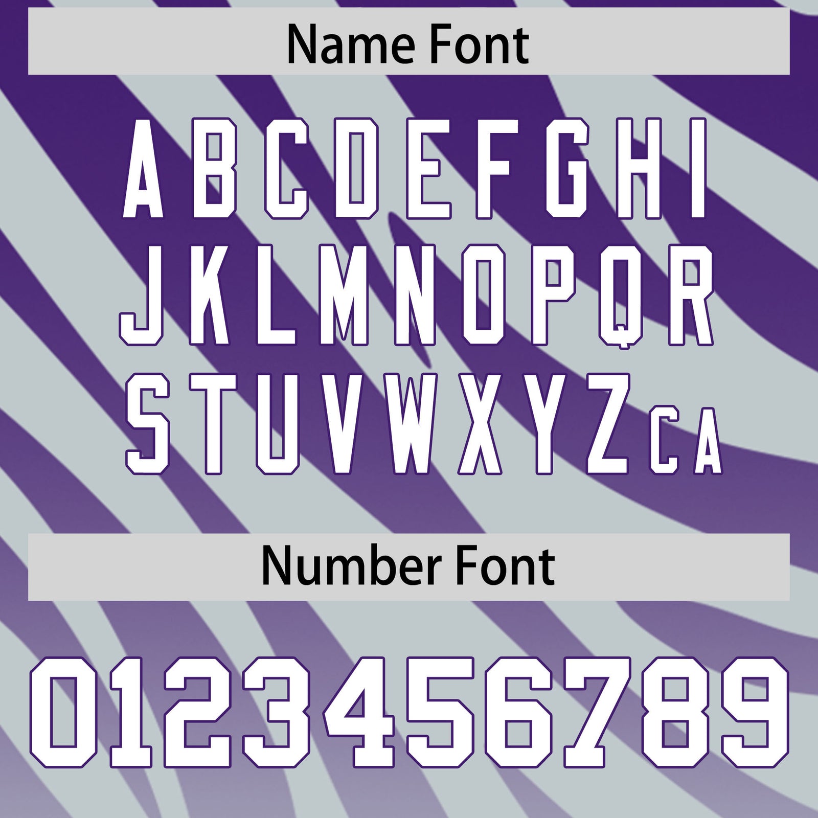 Custom Purple Silver Tiger Stripe Gradient Animal Print Personalized Team Shirt Baseball Jersey