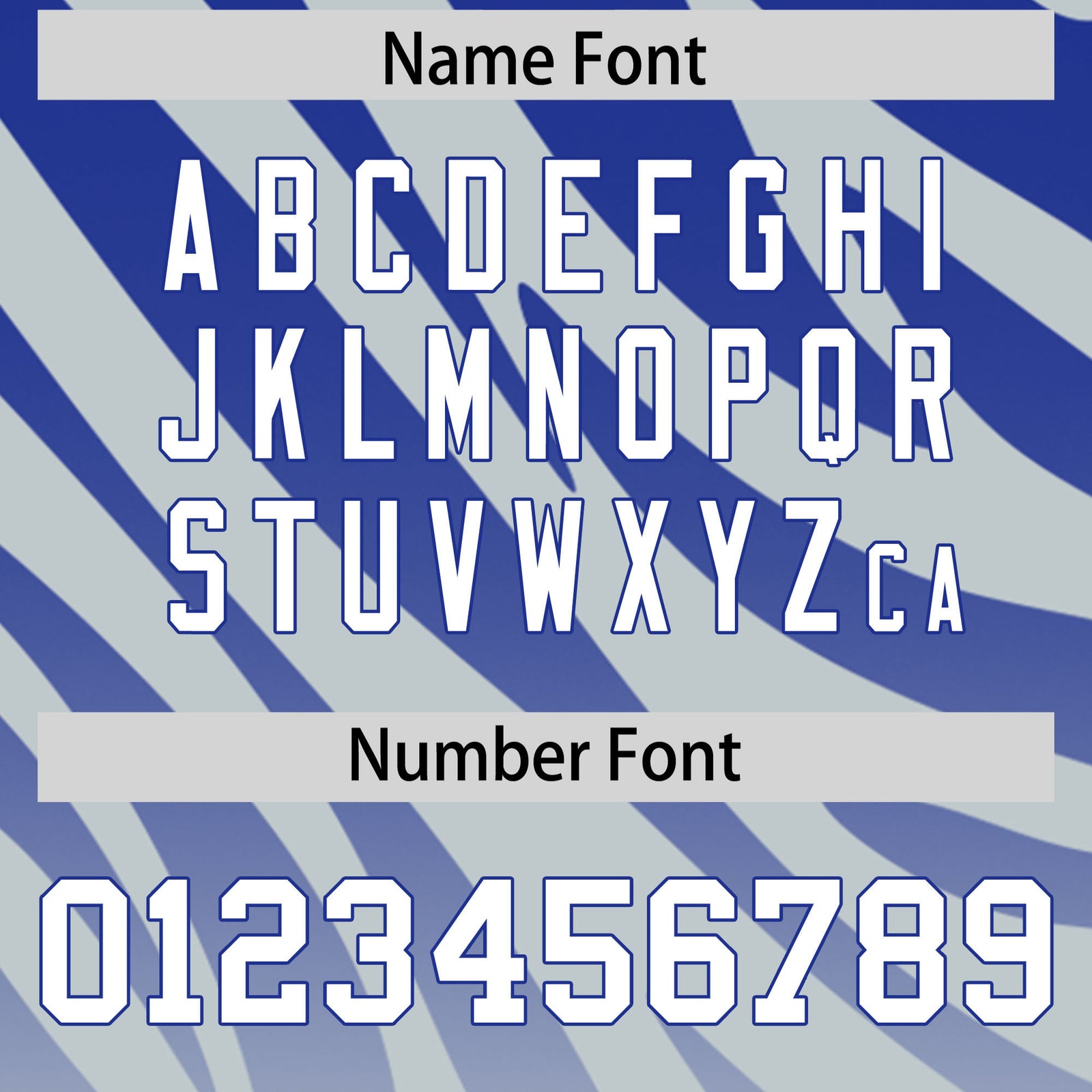 Custom Royal Silver Tiger Stripe Gradient Animal Print Personalized Team Shirt Baseball Jersey