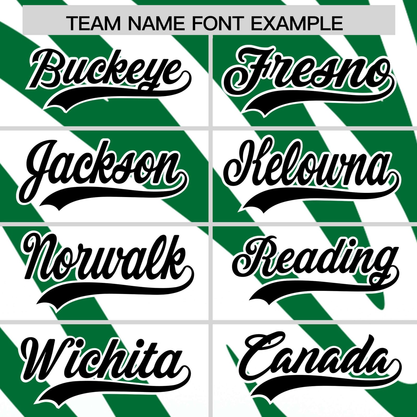 Custom Kelly Green White Tiger Stripe Gradient Animal Print Personalized Team Shirt Baseball Jersey