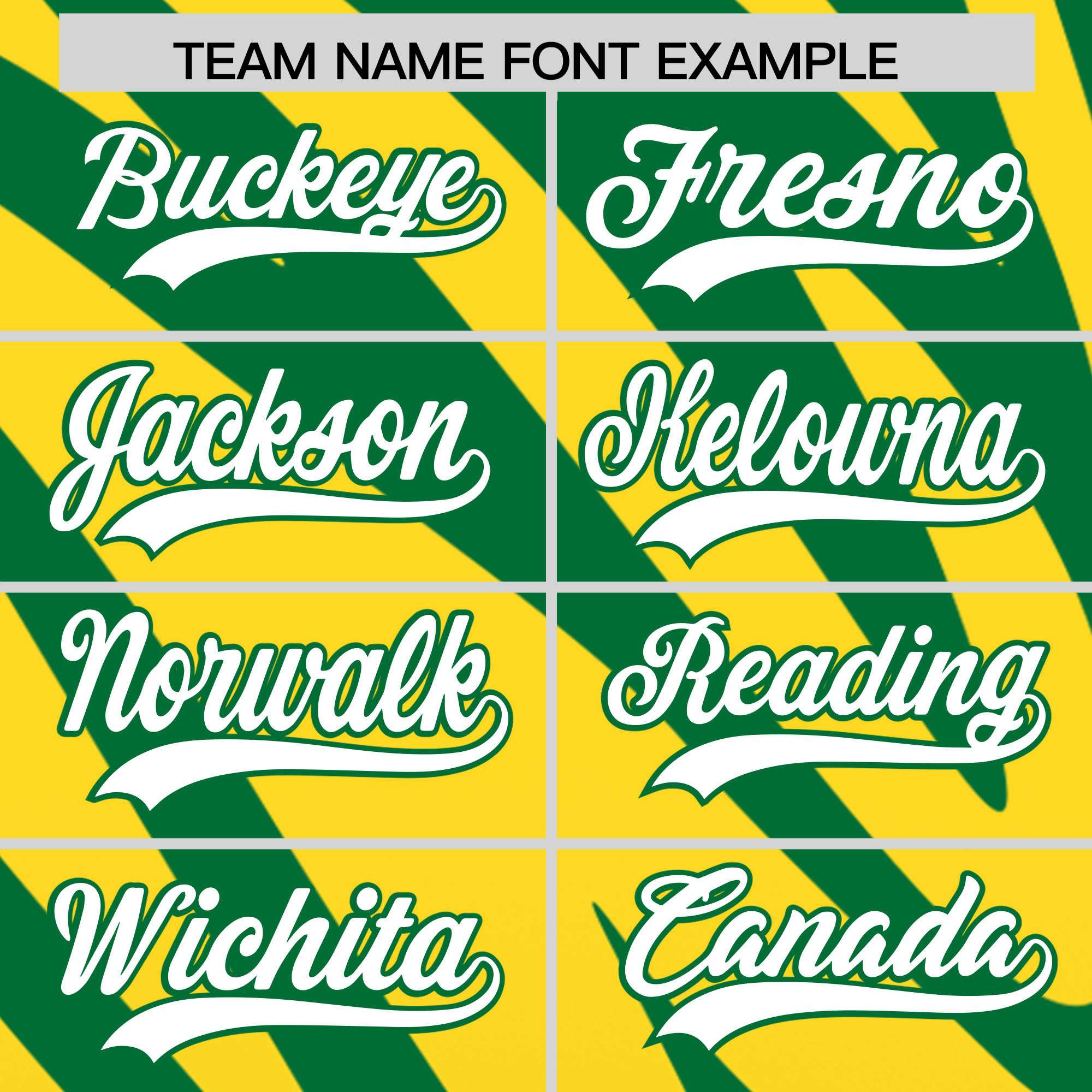 Custom Gold Kelly Green Tiger Stripe Gradient Animal Print Personalized Team Shirt Baseball Jersey