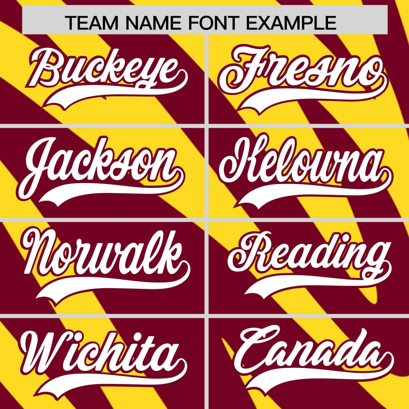 Custom Gold Crimson Tiger Stripe Gradient Animal Print Personalized Team Shirt Baseball Jersey