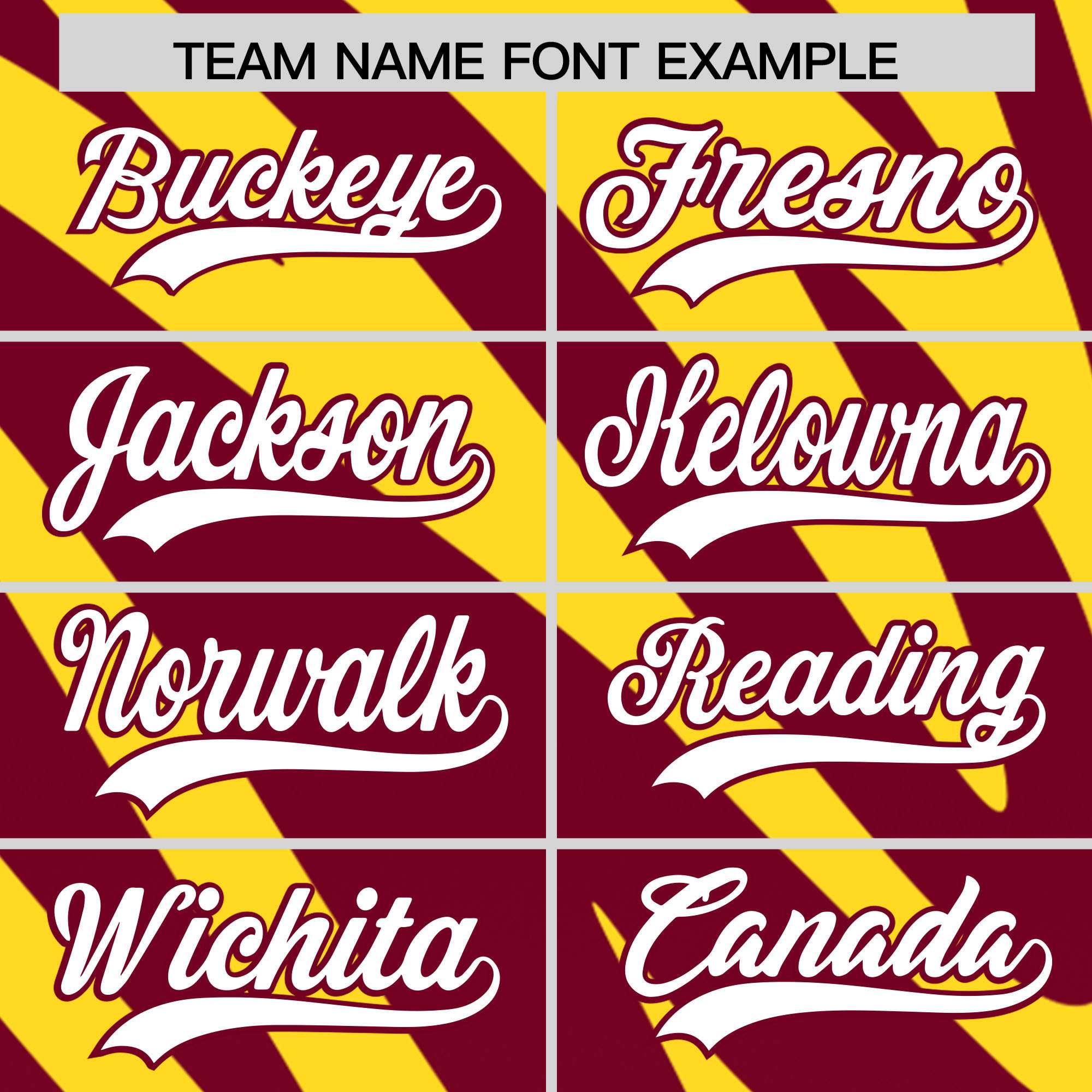 Custom Gold Crimson Tiger Stripe Gradient Animal Print Personalized Team Shirt Baseball Jersey