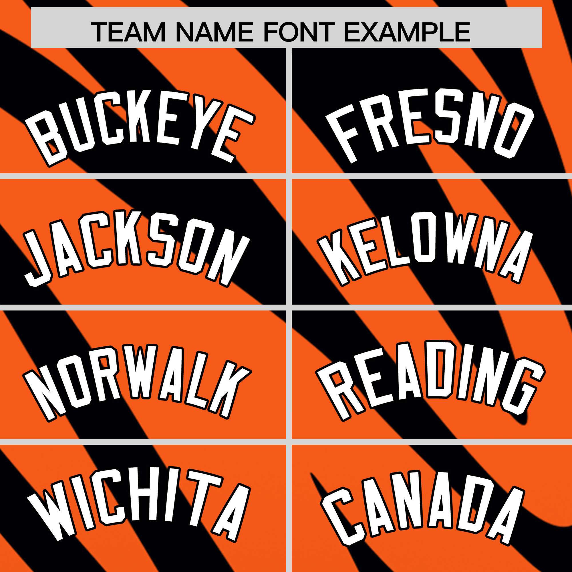 Custom Orange Black Tiger Stripe Gradient Animal Print Personalized Team Shirt Baseball Jersey