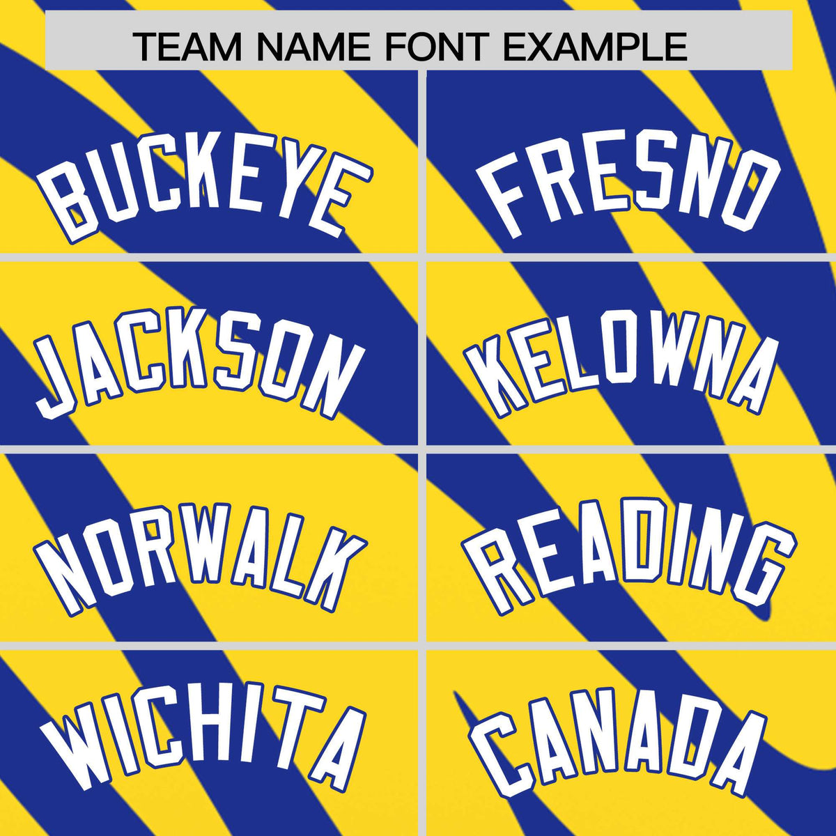 Custom Royal Gold Tiger Stripe Gradient Animal Print Personalized Team Shirt Baseball Jersey