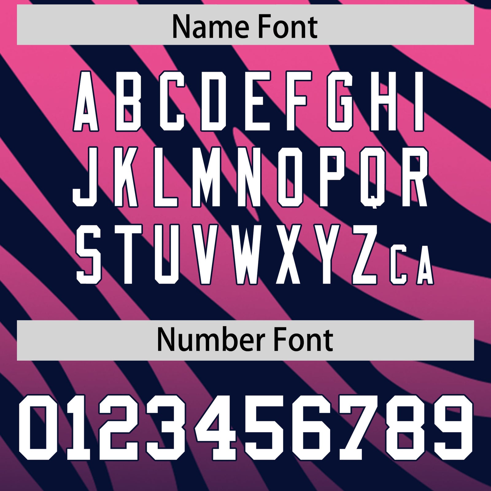 Custom Navy Pink Tiger Stripe Gradient Animal Print Personalized Team Shirt Baseball Jersey