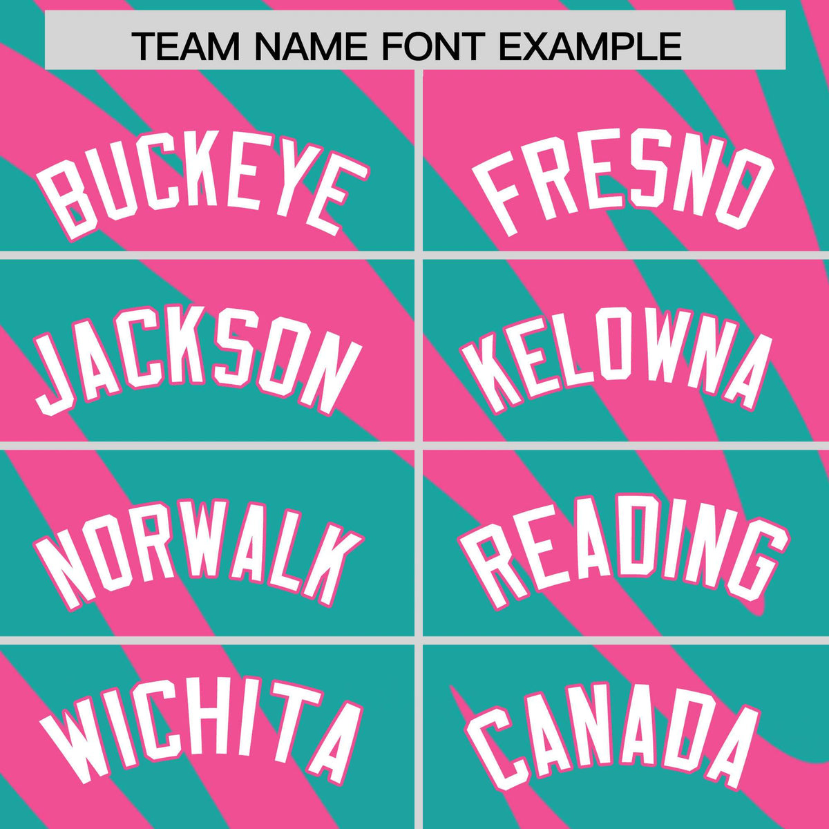 Custom Pink Aqua Tiger Stripe Gradient Animal Print Personalized Team Shirt Baseball Jersey