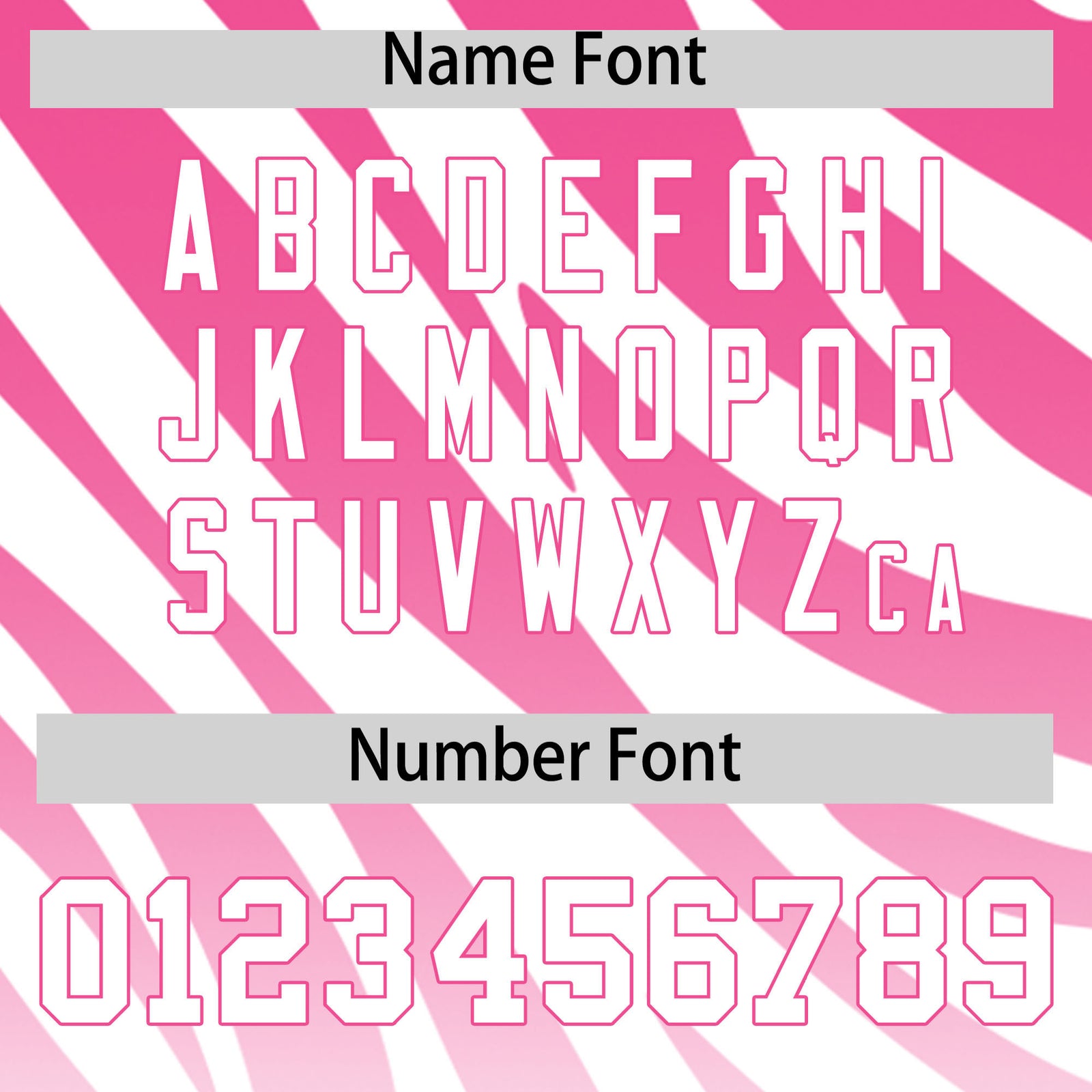 Custom Pink White Tiger Stripe Gradient Animal Print Personalized Team Shirt Baseball Jersey