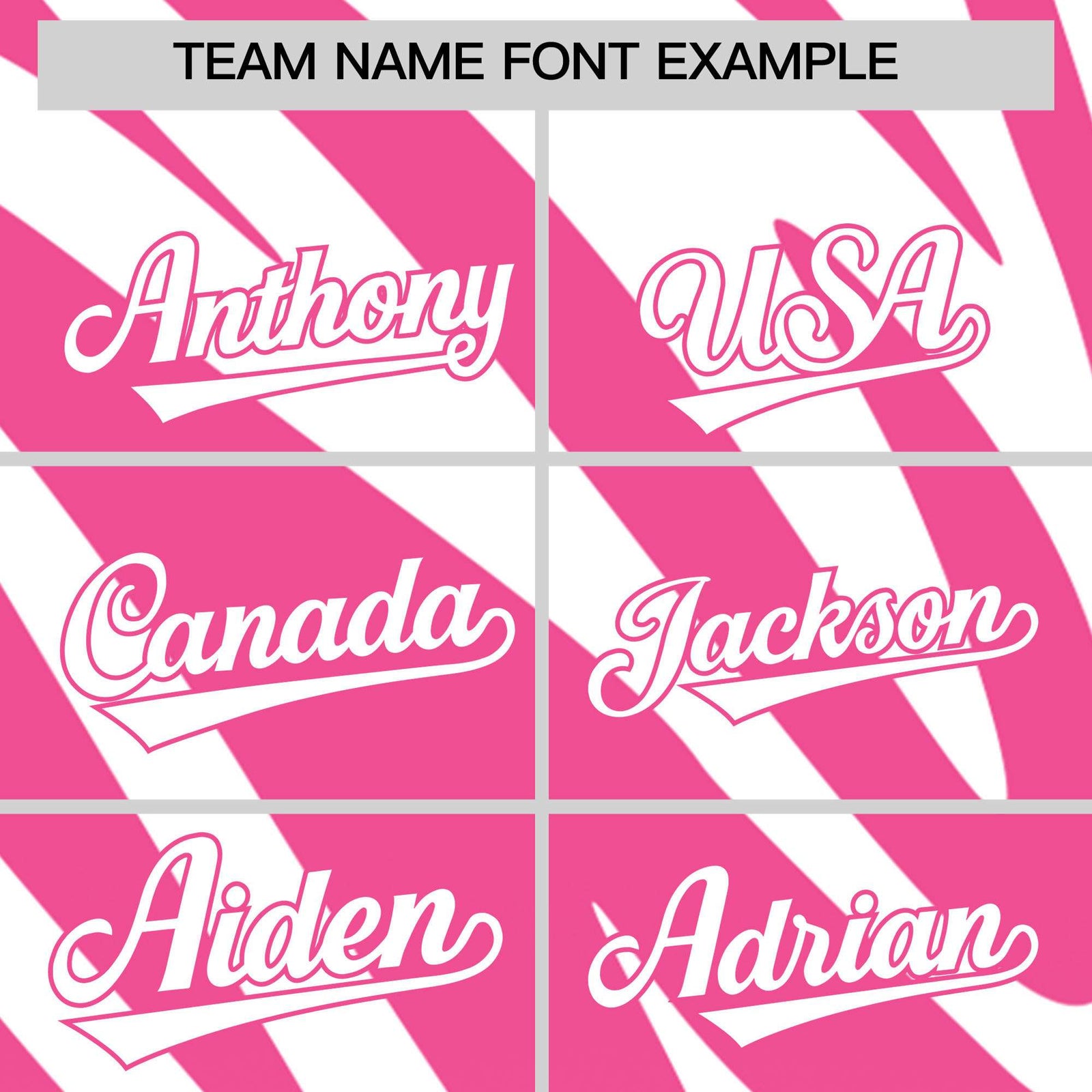 Custom Pink White Tiger Stripe Gradient Animal Print Personalized Team Shirt Baseball Jersey