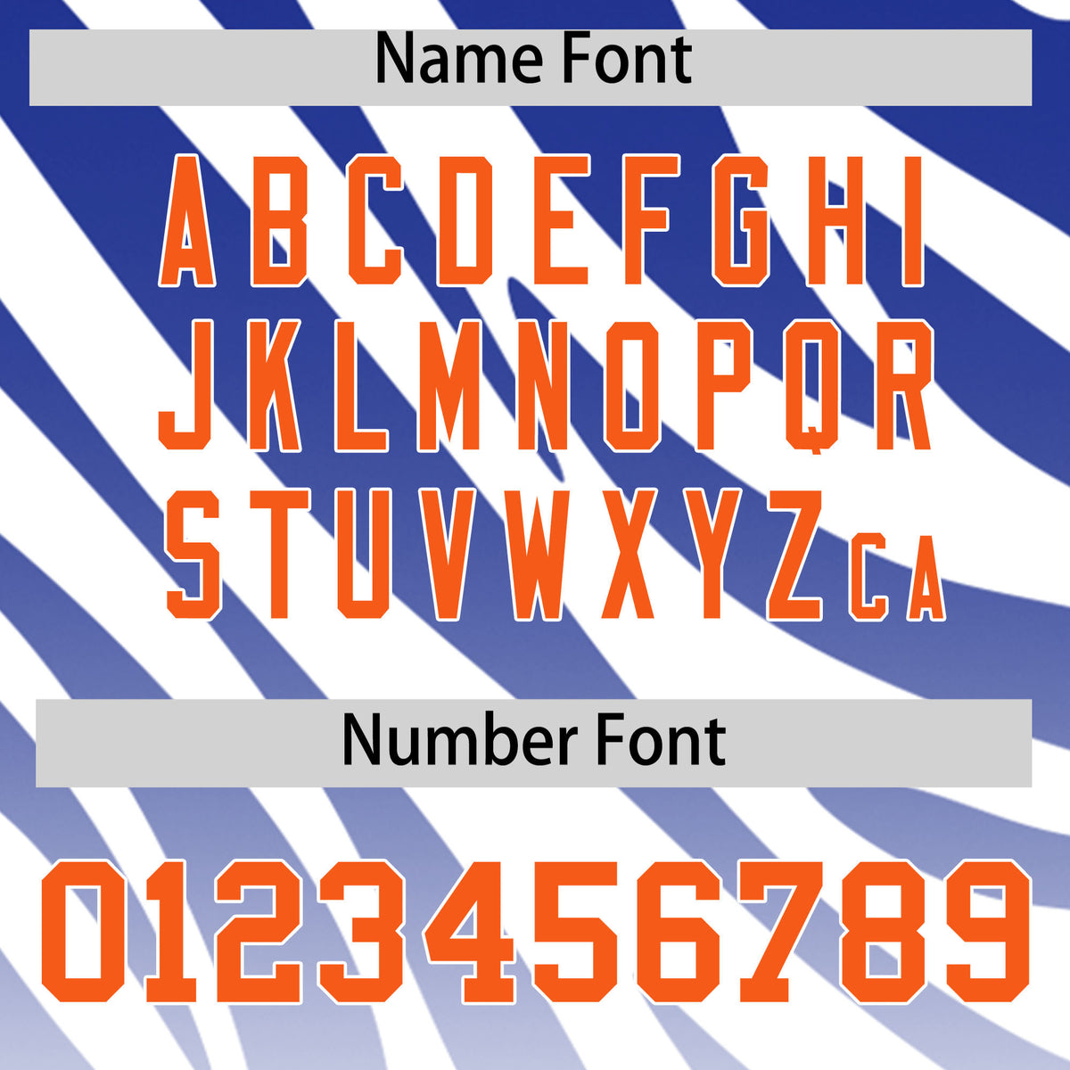 Custom Royal White Tiger Stripe Gradient Animal Print Personalized Team Shirt Baseball Jersey