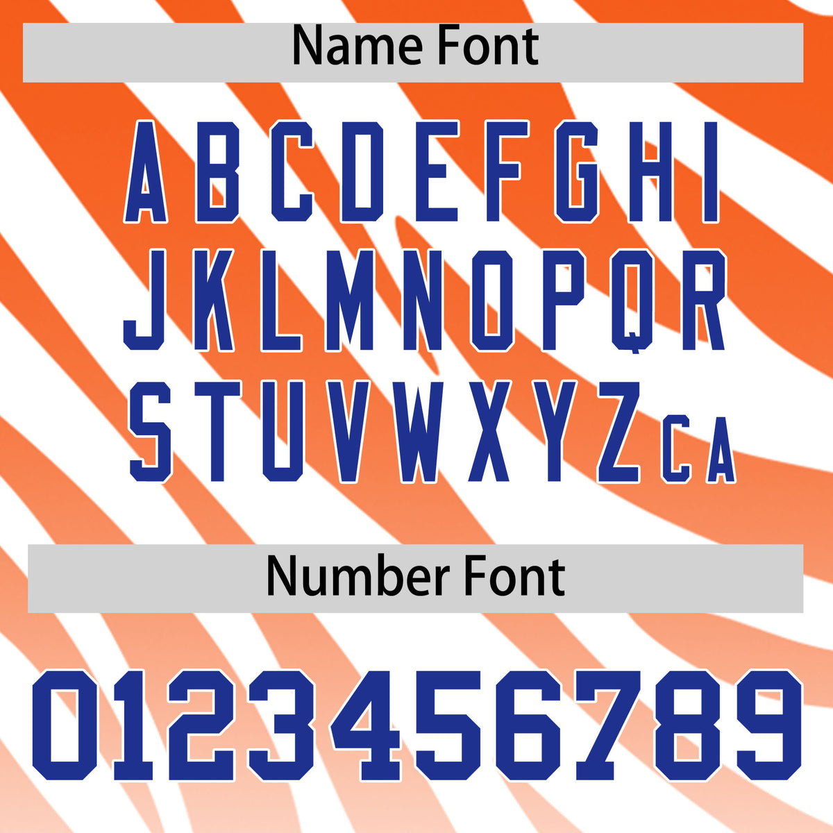 Custom Orange White Tiger Stripe Gradient Animal Print Personalized Team Shirt Baseball Jersey