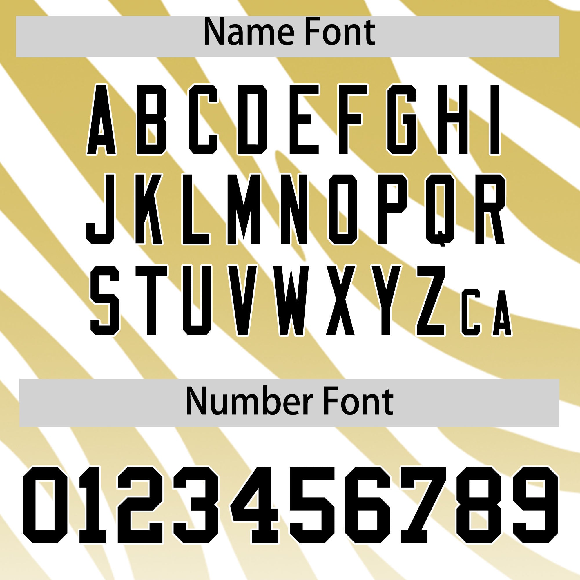 Custom Old Gold White Tiger Stripe Gradient Animal Print Personalized Team Shirt Baseball Jersey