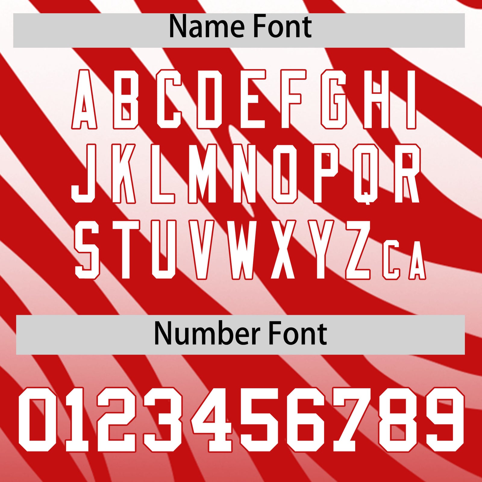 Custom Red White Tiger Stripe Gradient Animal Print Personalized Team Shirt Baseball Jersey