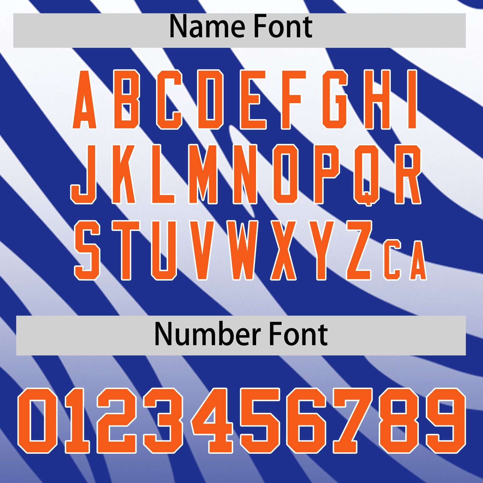 Custom Royal White Tiger Stripe Gradient Animal Print Personalized Team Shirt Baseball Jersey