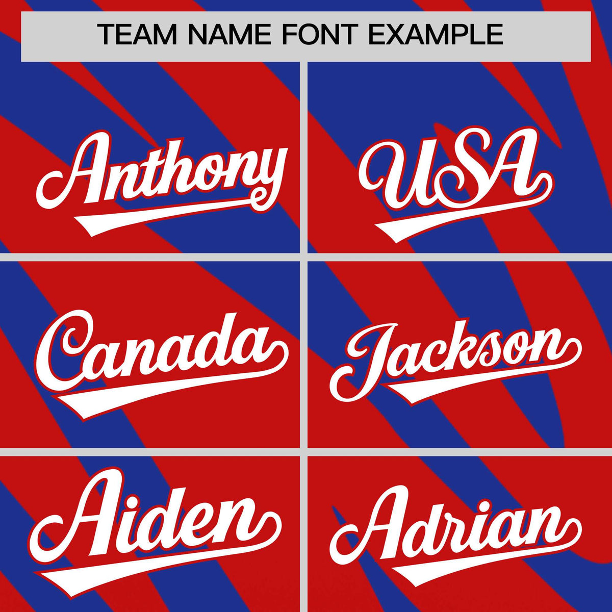 Custom Red Royal Tiger Stripe Gradient Animal Print Personalized Team Shirt Baseball Jersey