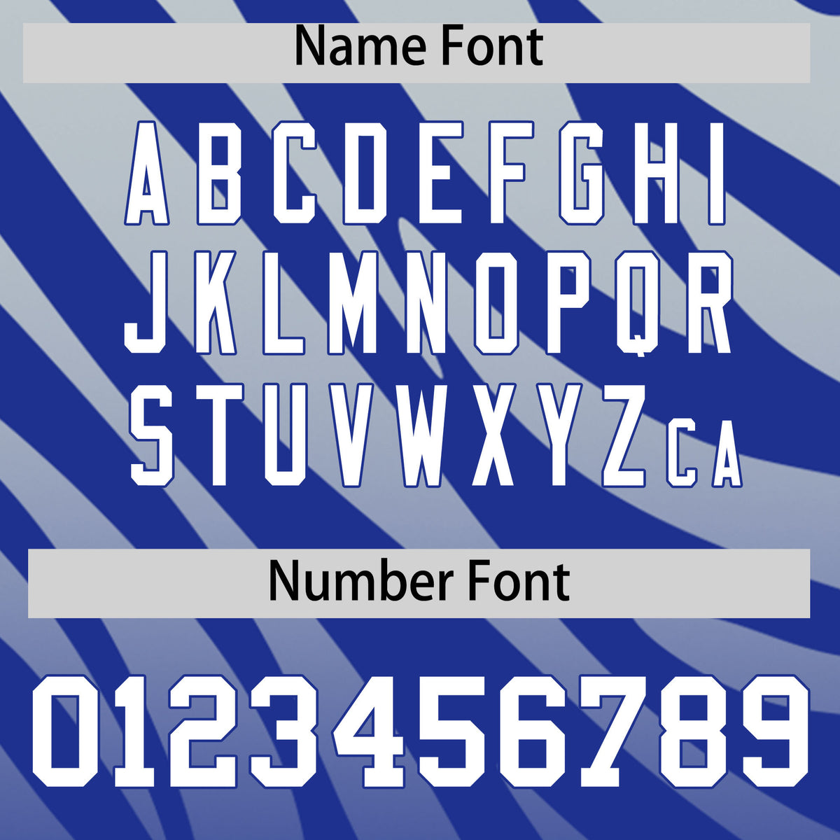 Custom Royal Silver Tiger Stripe Gradient Animal Print Personalized Team Shirt Baseball Jersey