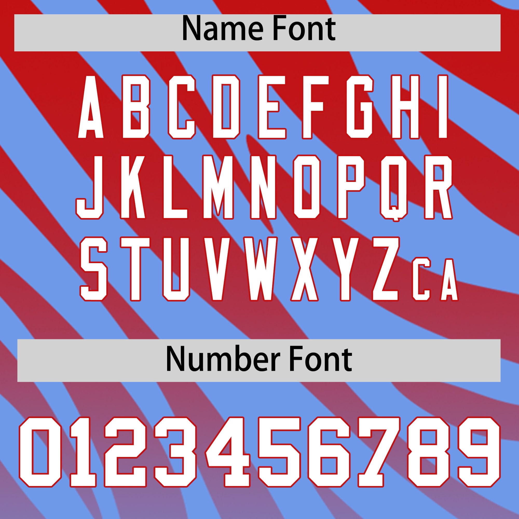 Custom Red Light Blue Tiger Stripe Gradient Animal Print Personalized Team Shirt Baseball Jersey