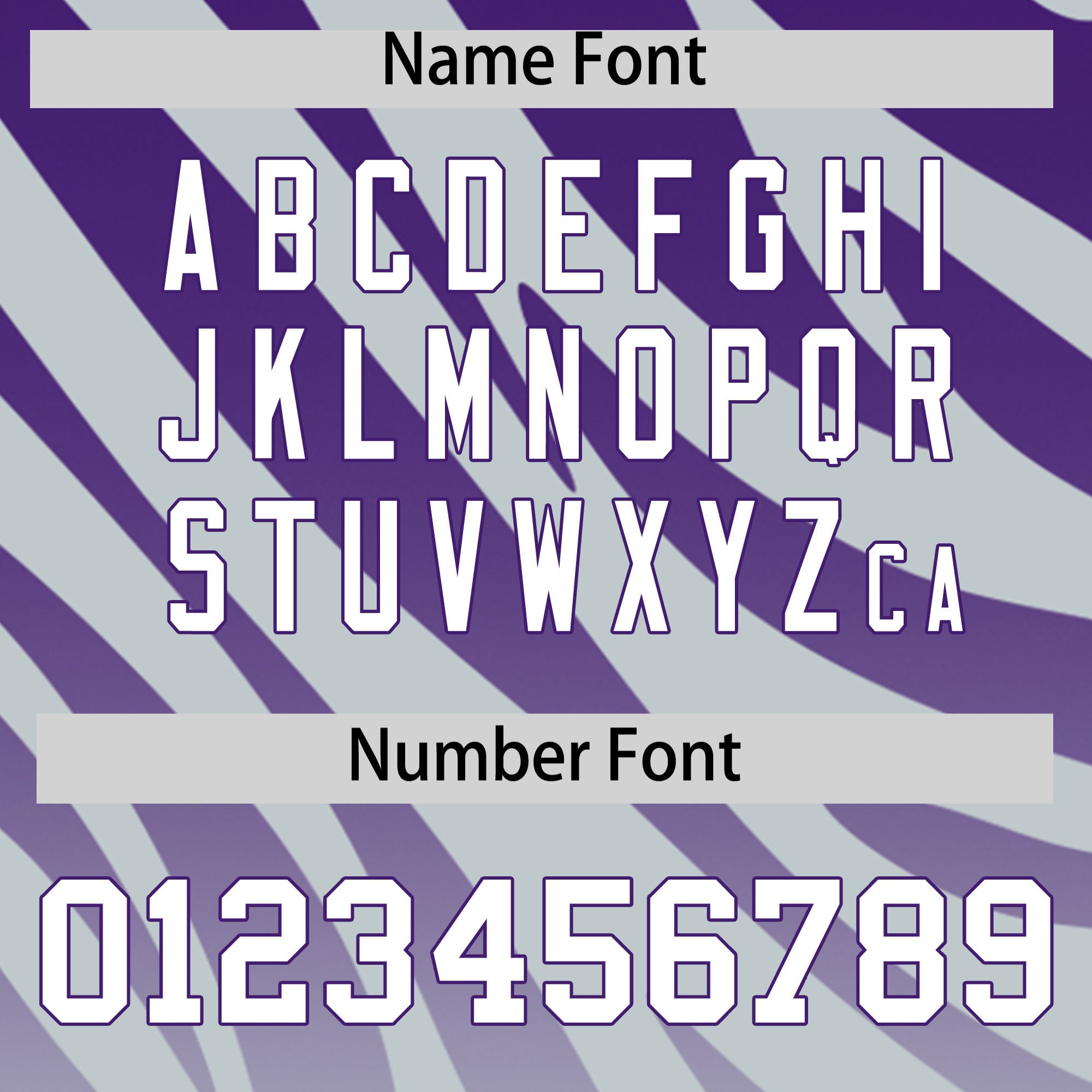 Custom Purple Silver Tiger Stripe Gradient Animal Print Personalized Team Shirt Baseball Jersey