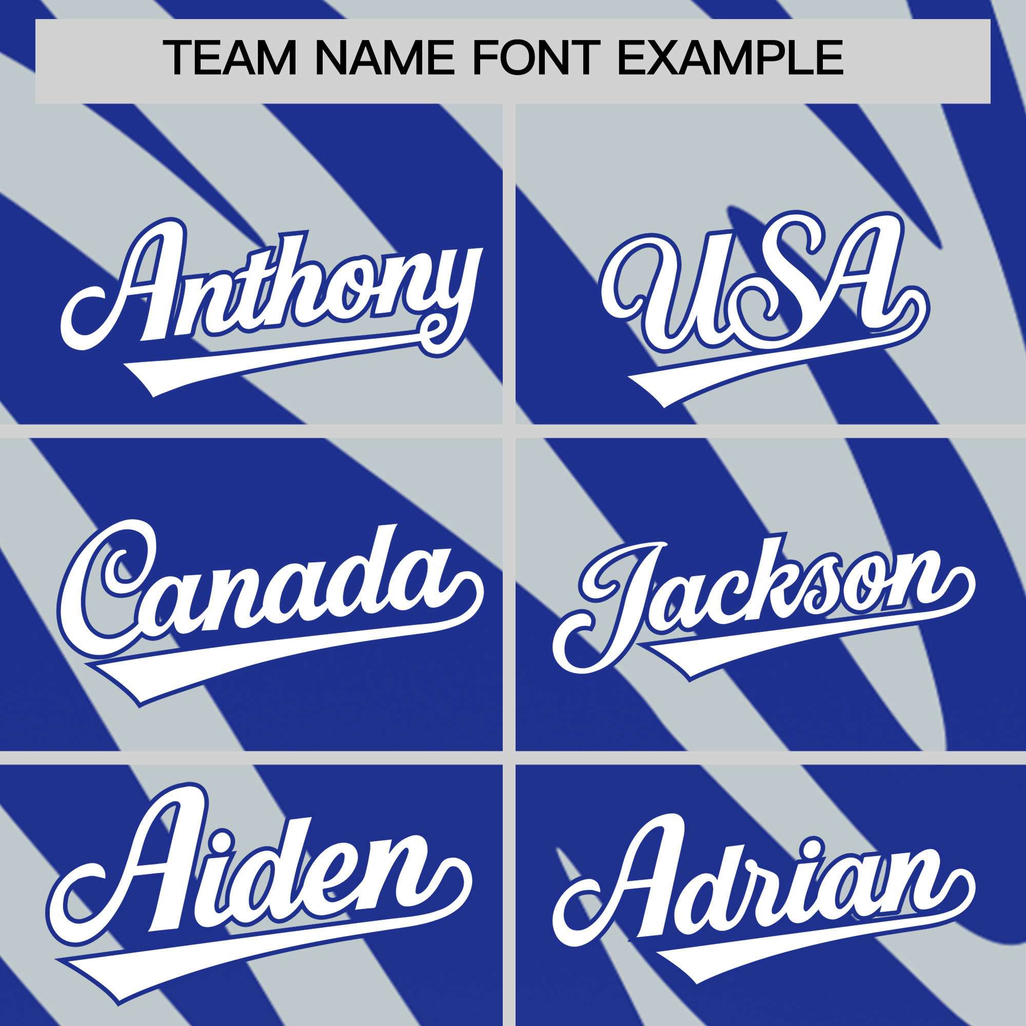 Custom Royal Silver Tiger Stripe Gradient Animal Print Personalized Team Shirt Baseball Jersey