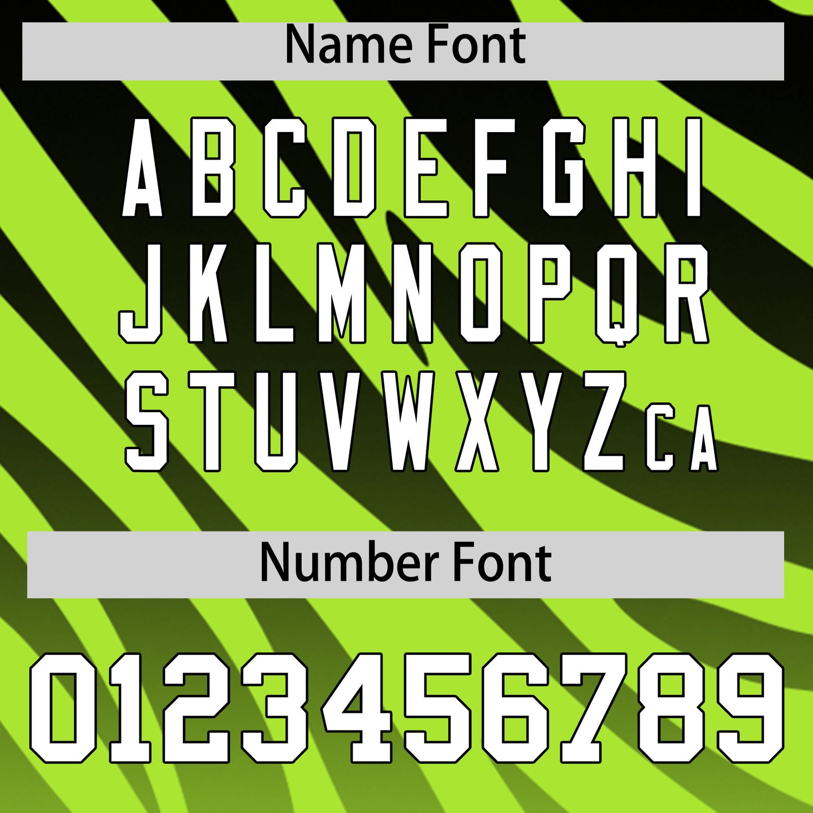 Custom Neon Green Black Tiger Stripe Gradient Animal Print Personalized Team Shirt Baseball Jersey