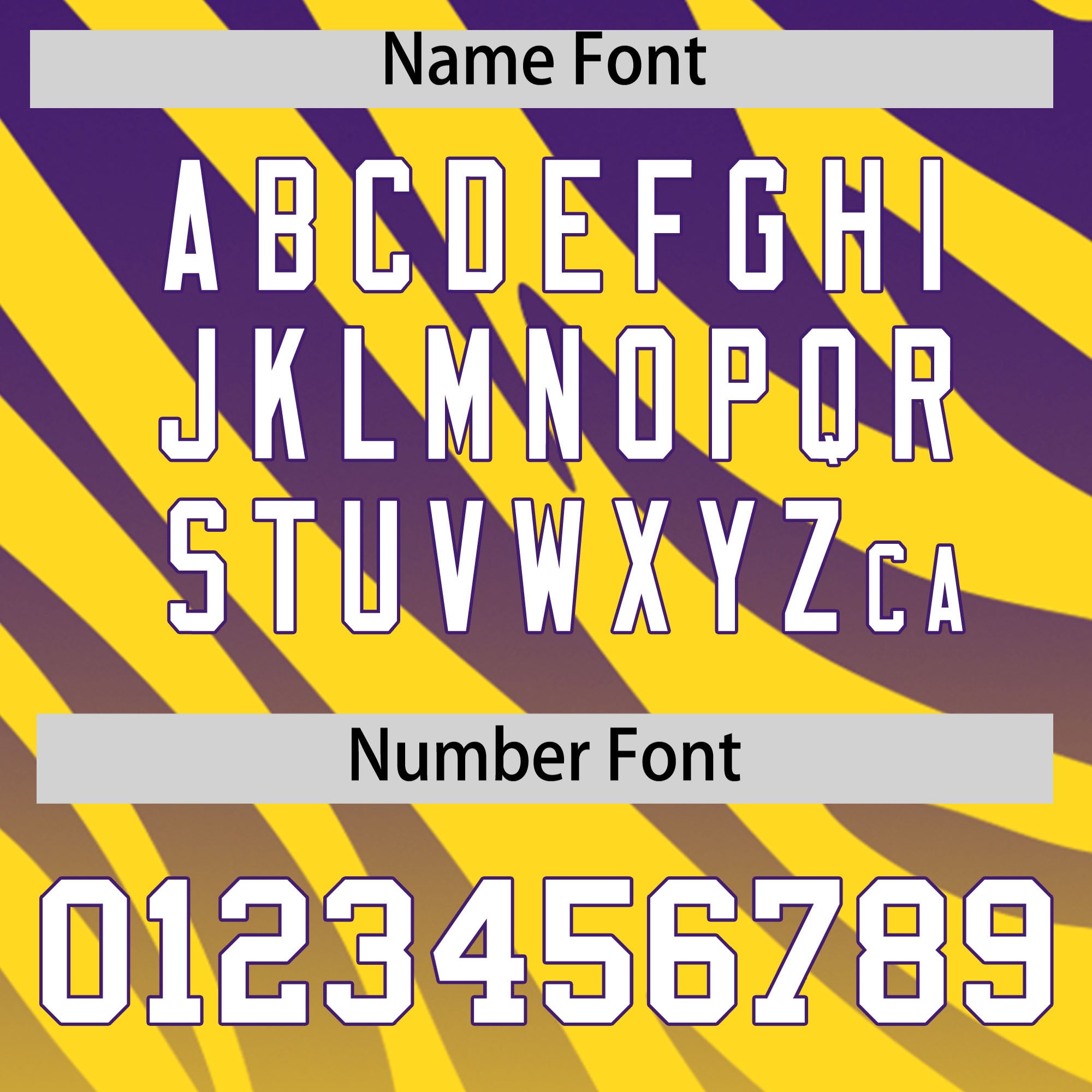 Custom Purple Gold Tiger Stripe Gradient Animal Print Personalized Team Shirt Baseball Jersey