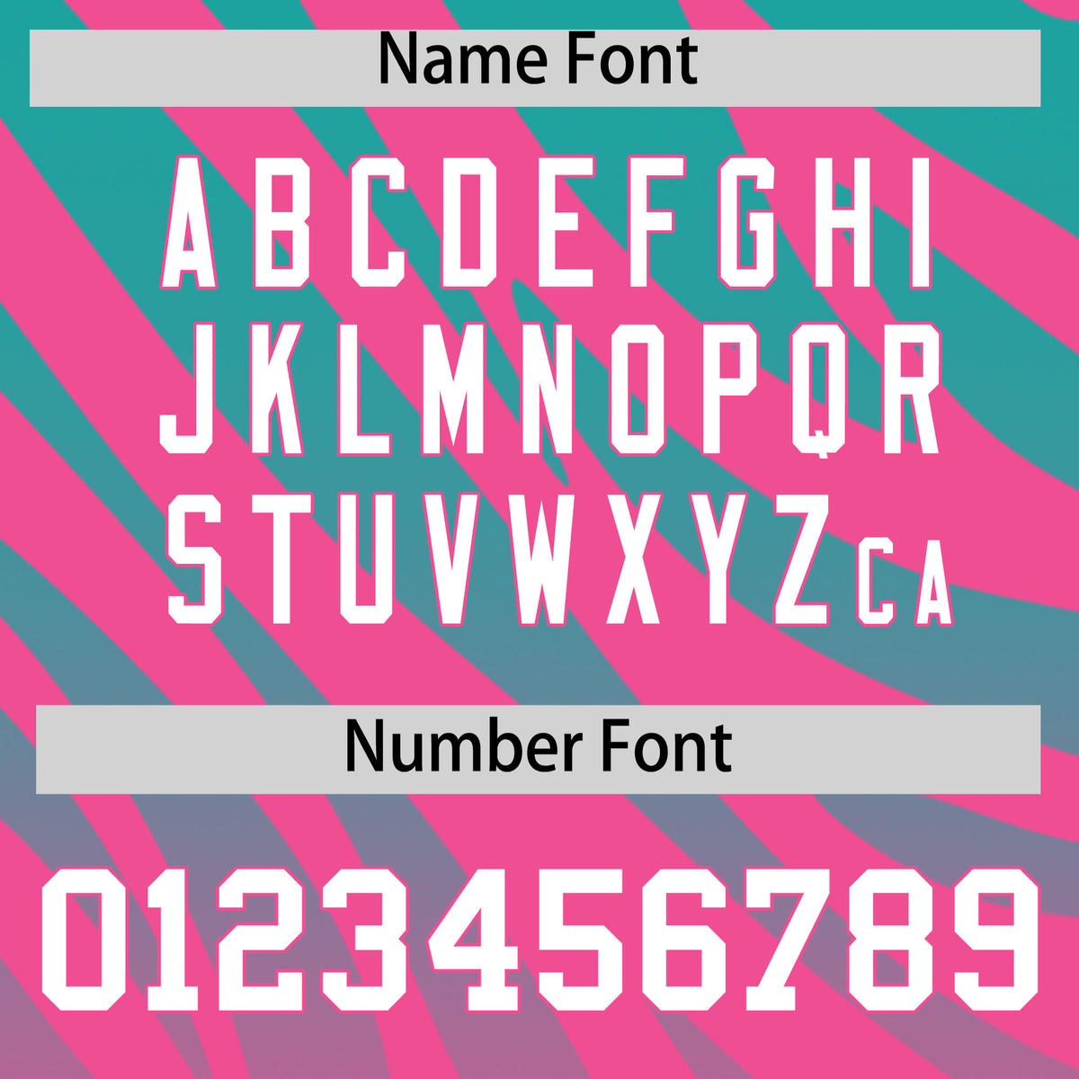 Custom Pink Aqua Tiger Stripe Gradient Animal Print Personalized Team Shirt Baseball Jersey