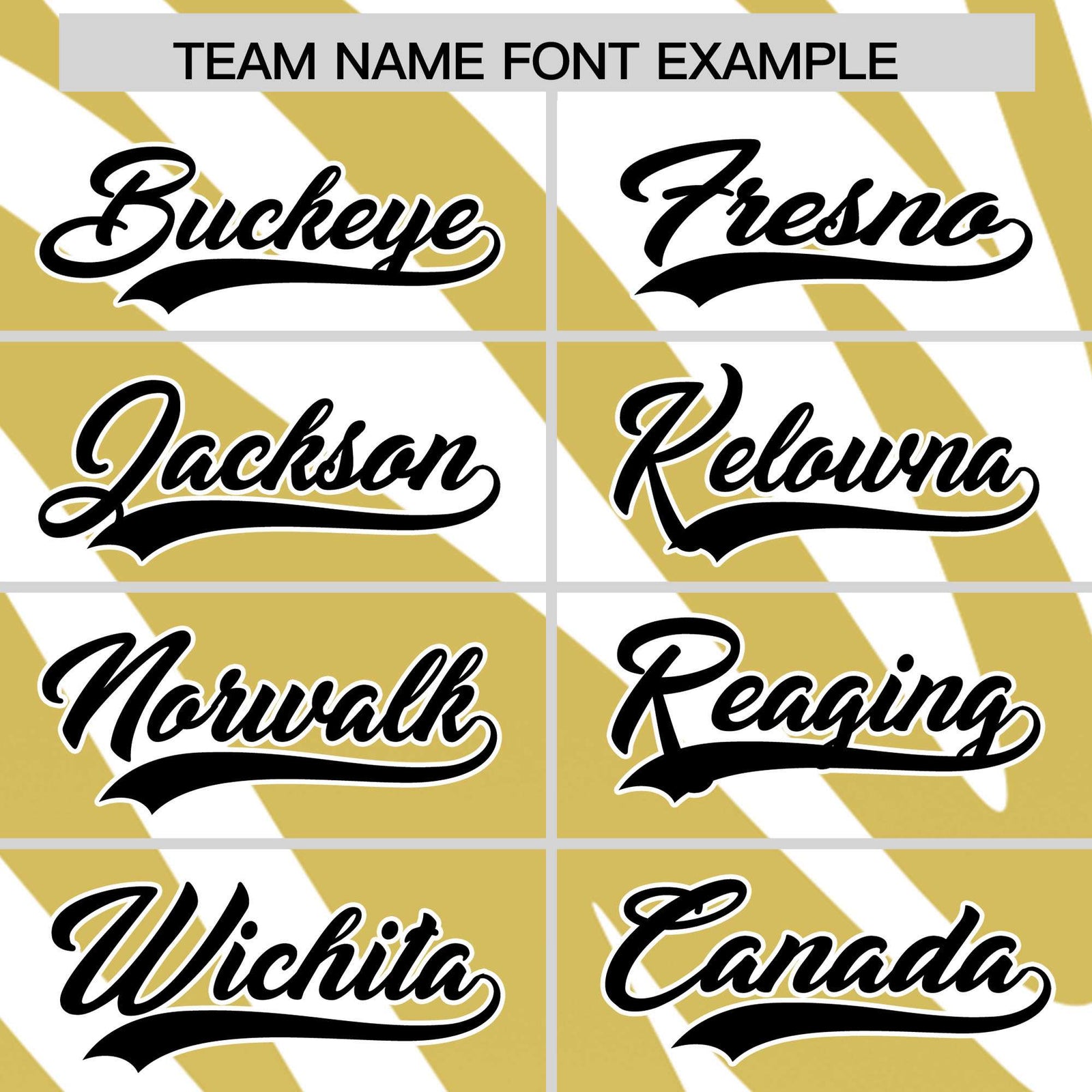 Custom Old Gold White Tiger Stripe Gradient Animal Print Personalized Team Shirt Baseball Jersey