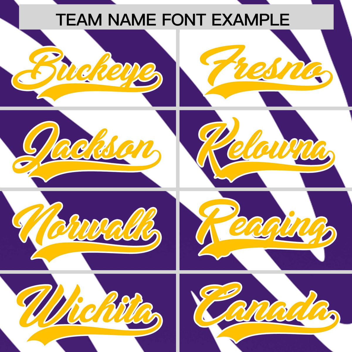 Custom Purple White Tiger Stripe Gradient Animal Print Personalized Team Shirt Baseball Jersey