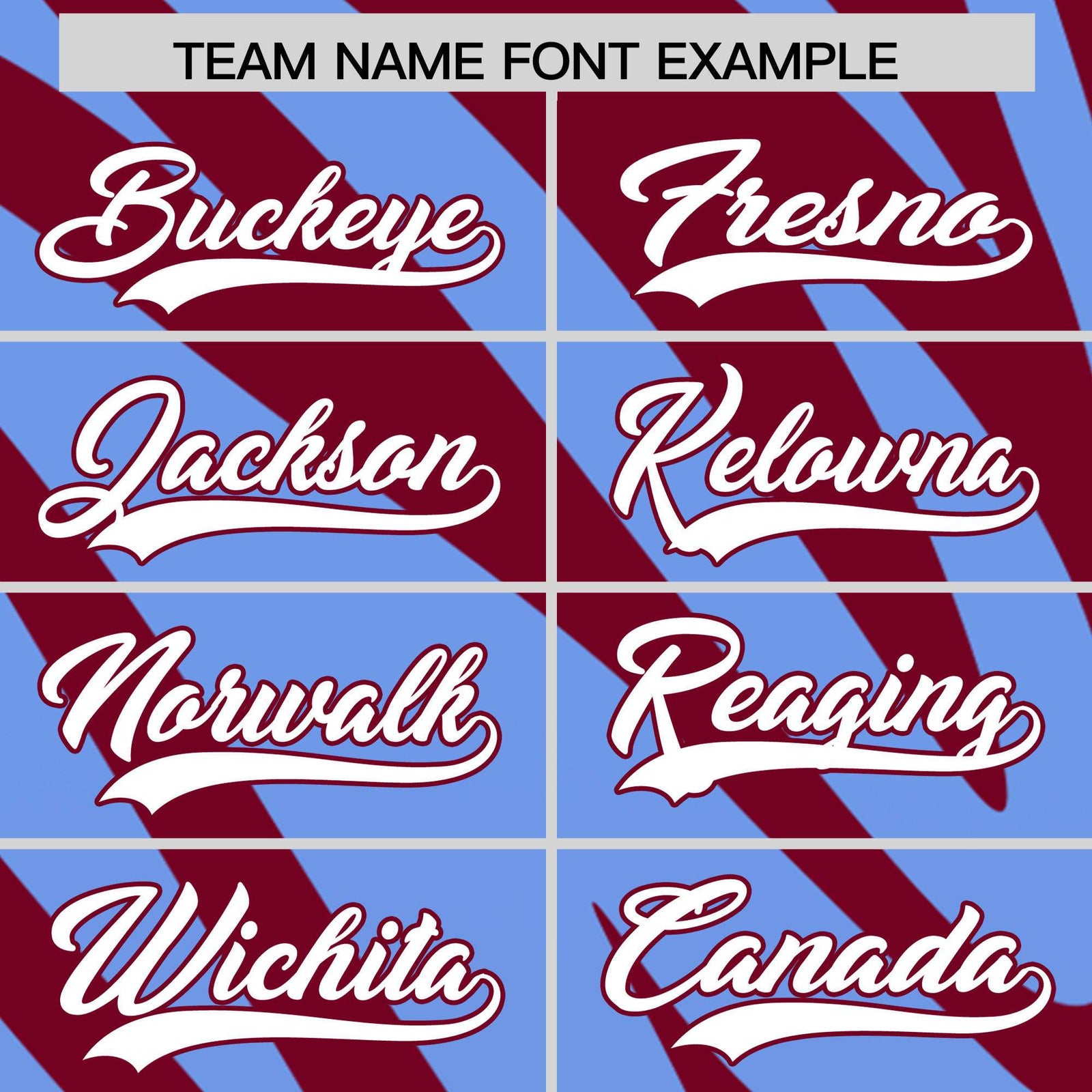 Custom Light Blue Crimson Tiger Stripe Gradient Animal Print Personalized Team Shirt Baseball Jersey