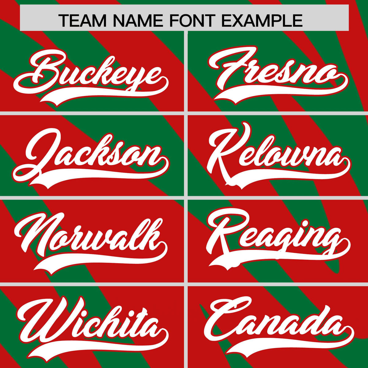 Custom Kelly Green Red Tiger Stripe Gradient Animal Print Personalized Team Shirt Baseball Jersey