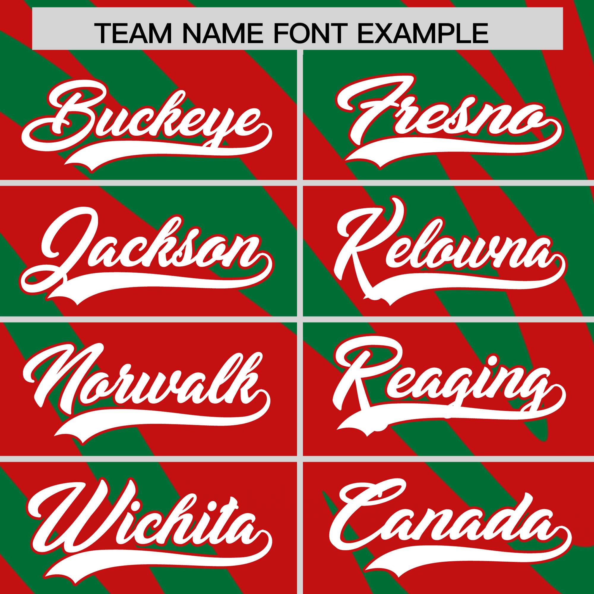 Custom Kelly Green Red Tiger Stripe Gradient Animal Print Personalized Team Shirt Baseball Jersey