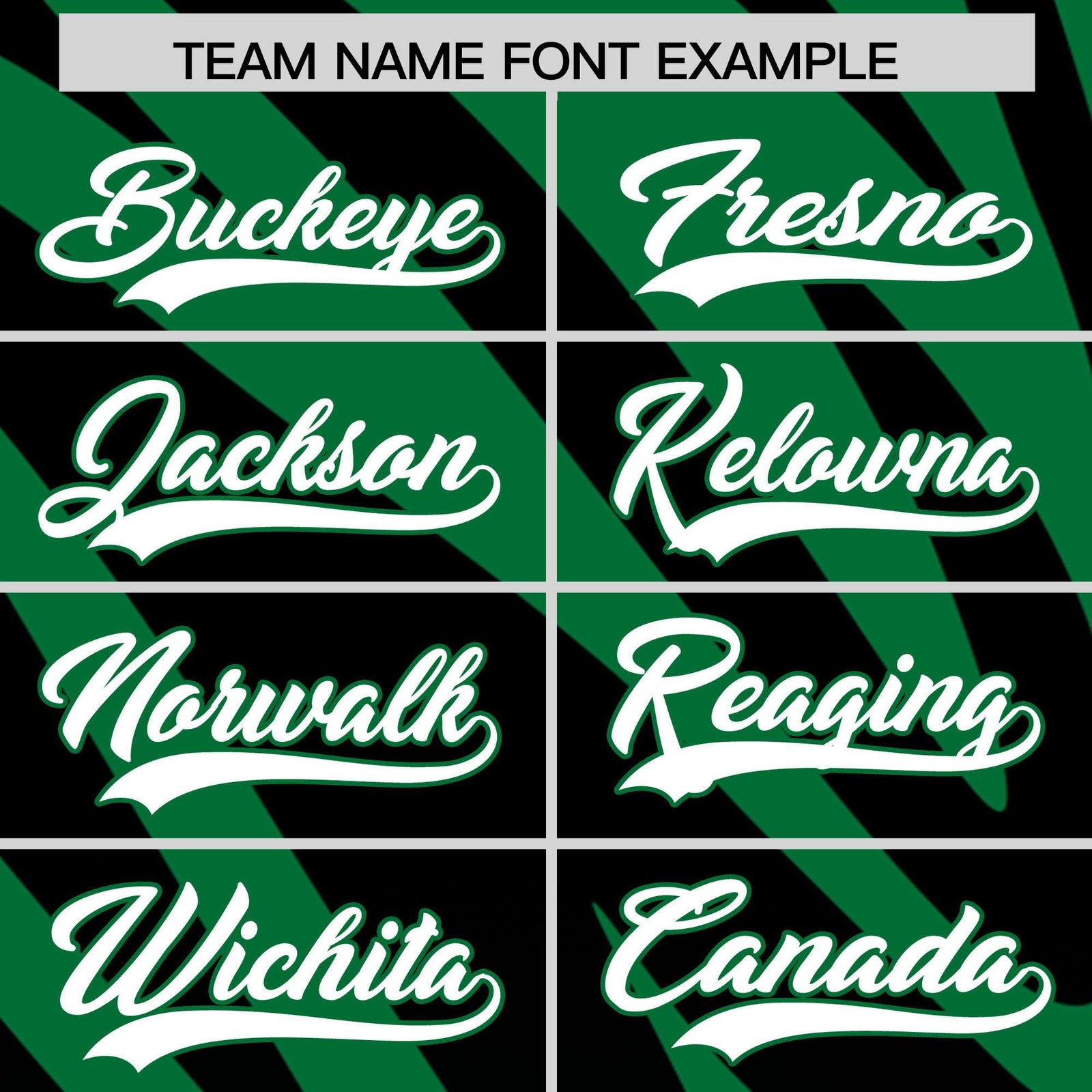 Custom Kelly Green Black Tiger Stripe Gradient Animal Print Personalized Team Shirt Baseball Jersey