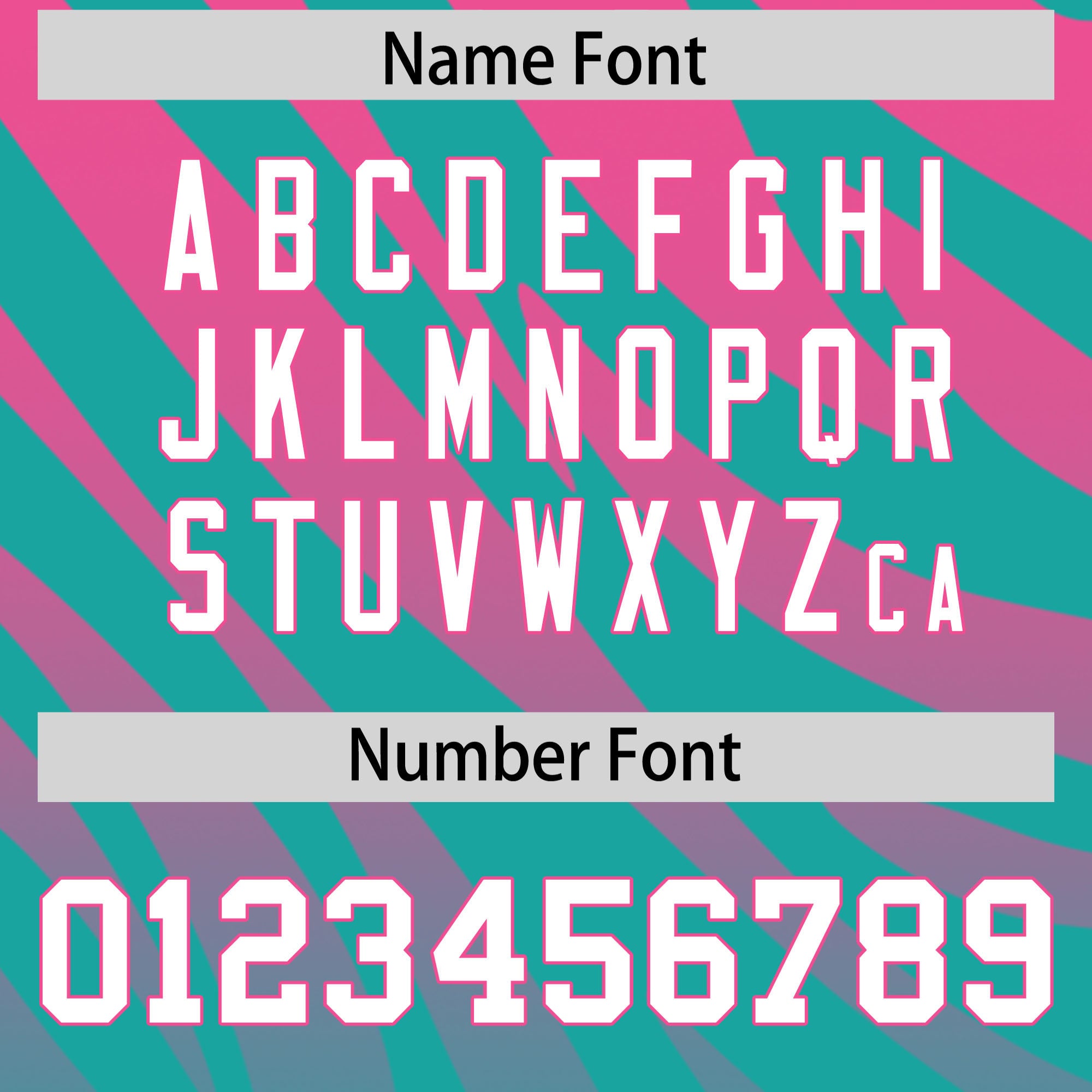 Custom Aqua Pink Tiger Stripe Gradient Animal Print Personalized Team Shirt Baseball Jersey