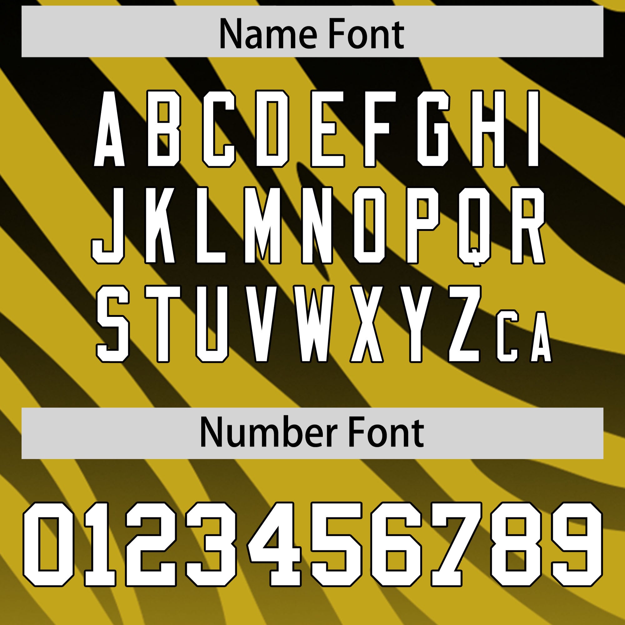 Custom Black Old Gold Tiger Stripe Gradient Animal Print Personalized Team Shirt Baseball Jersey