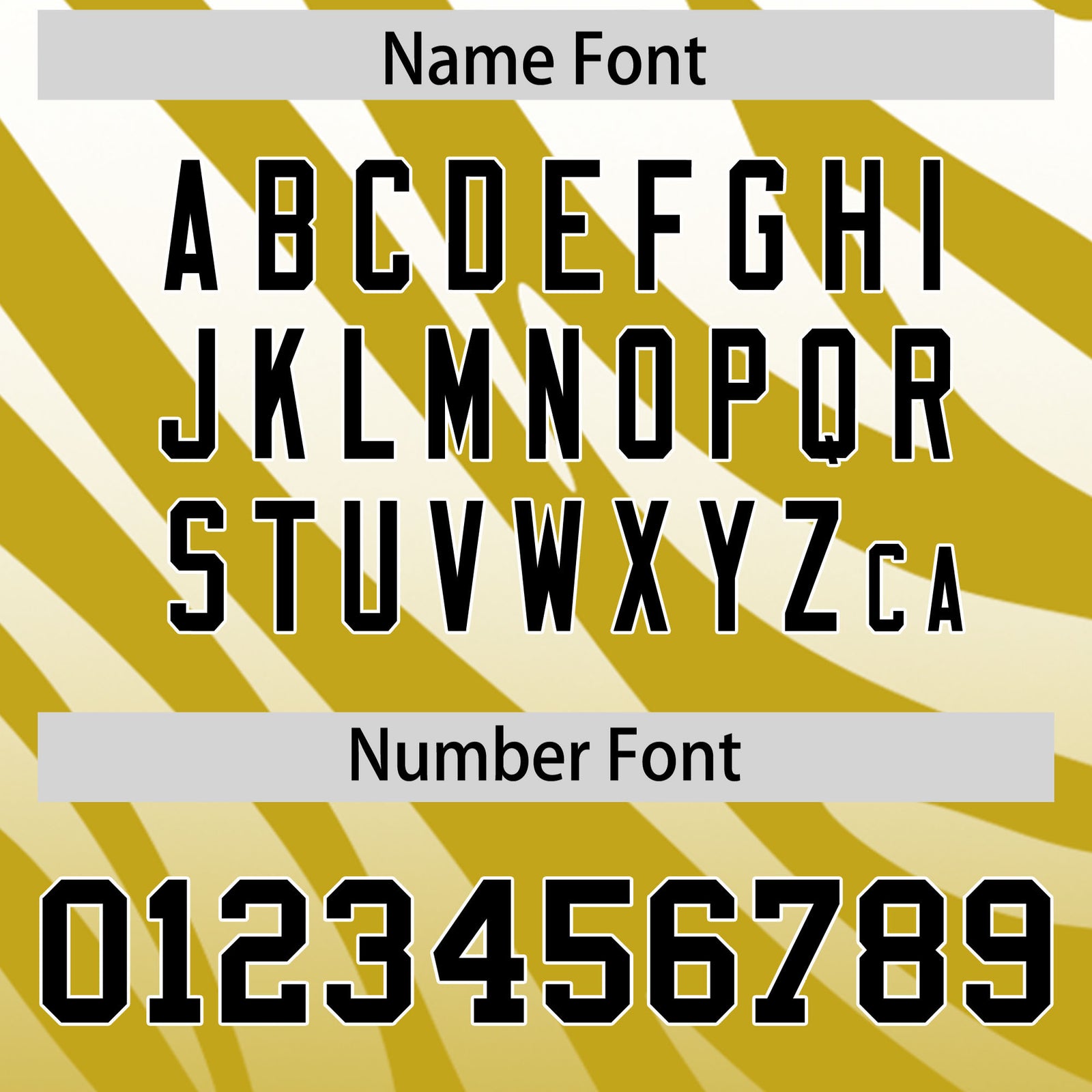 Custom White Old Gold Tiger Stripe Gradient Animal Print Personalized Team Shirt Baseball Jersey